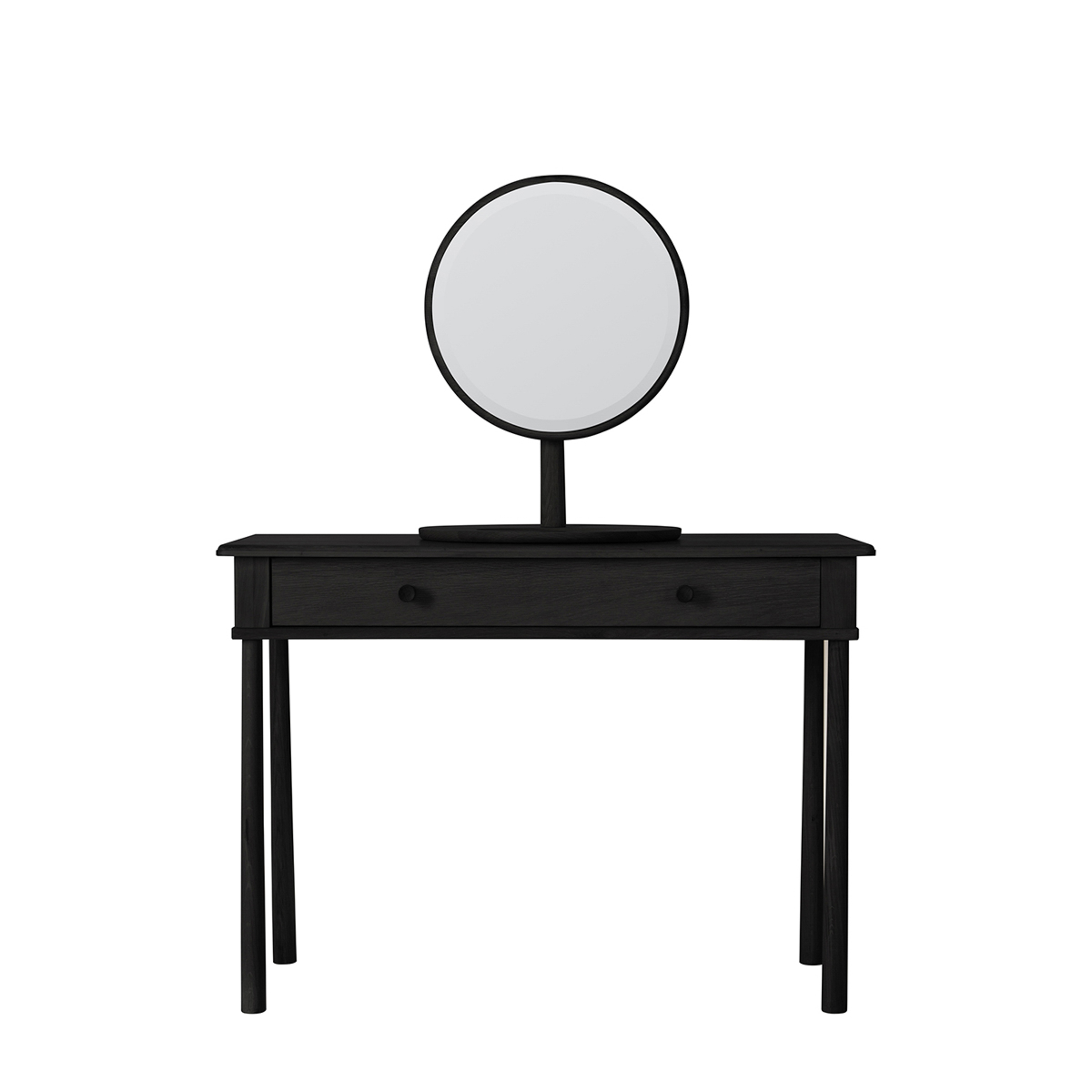 ASHFORD Dressing Table with Drawer - Black - Galvin and Galloway