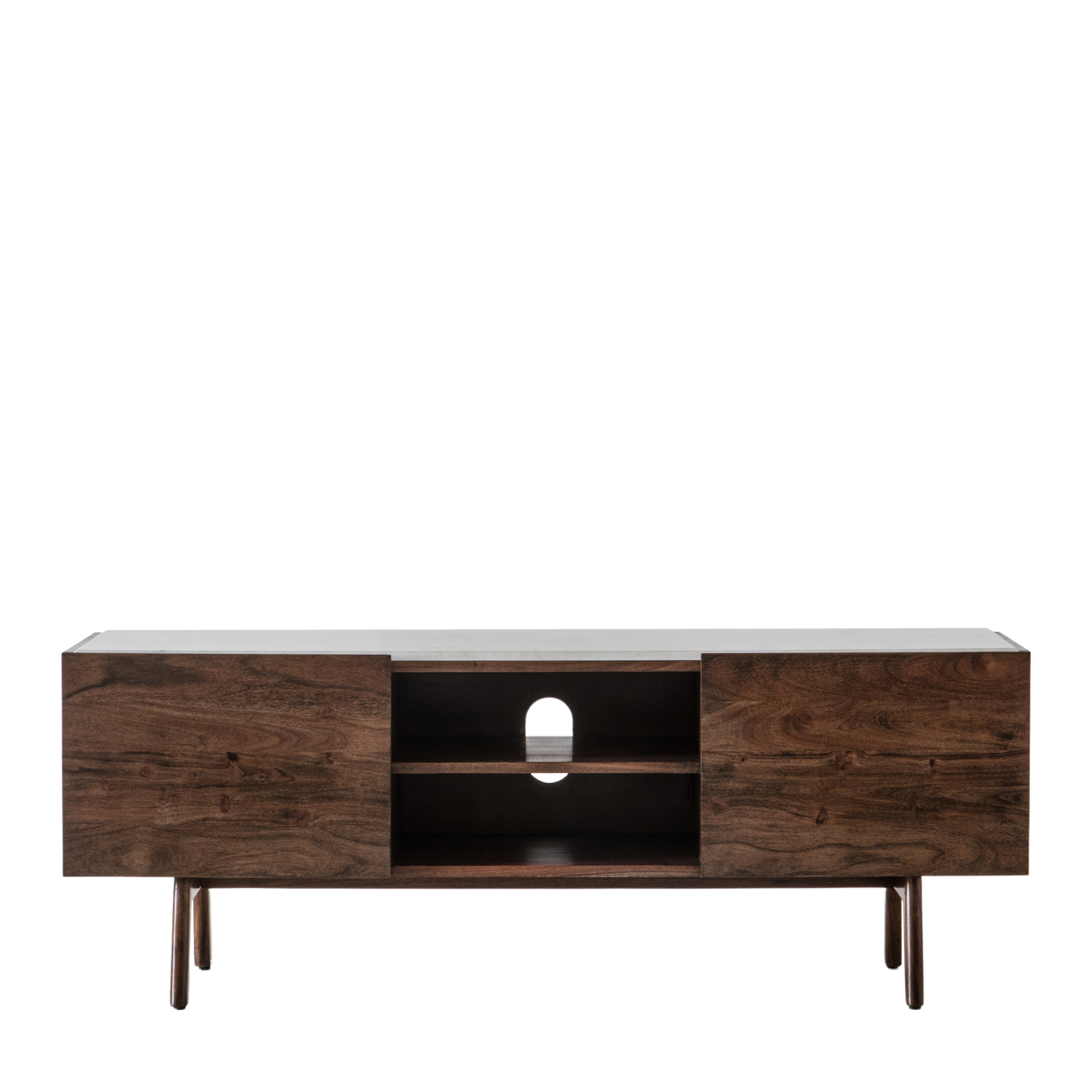 HEATHFIELD TV Unit - Dark Oak - Galvin and Galloway