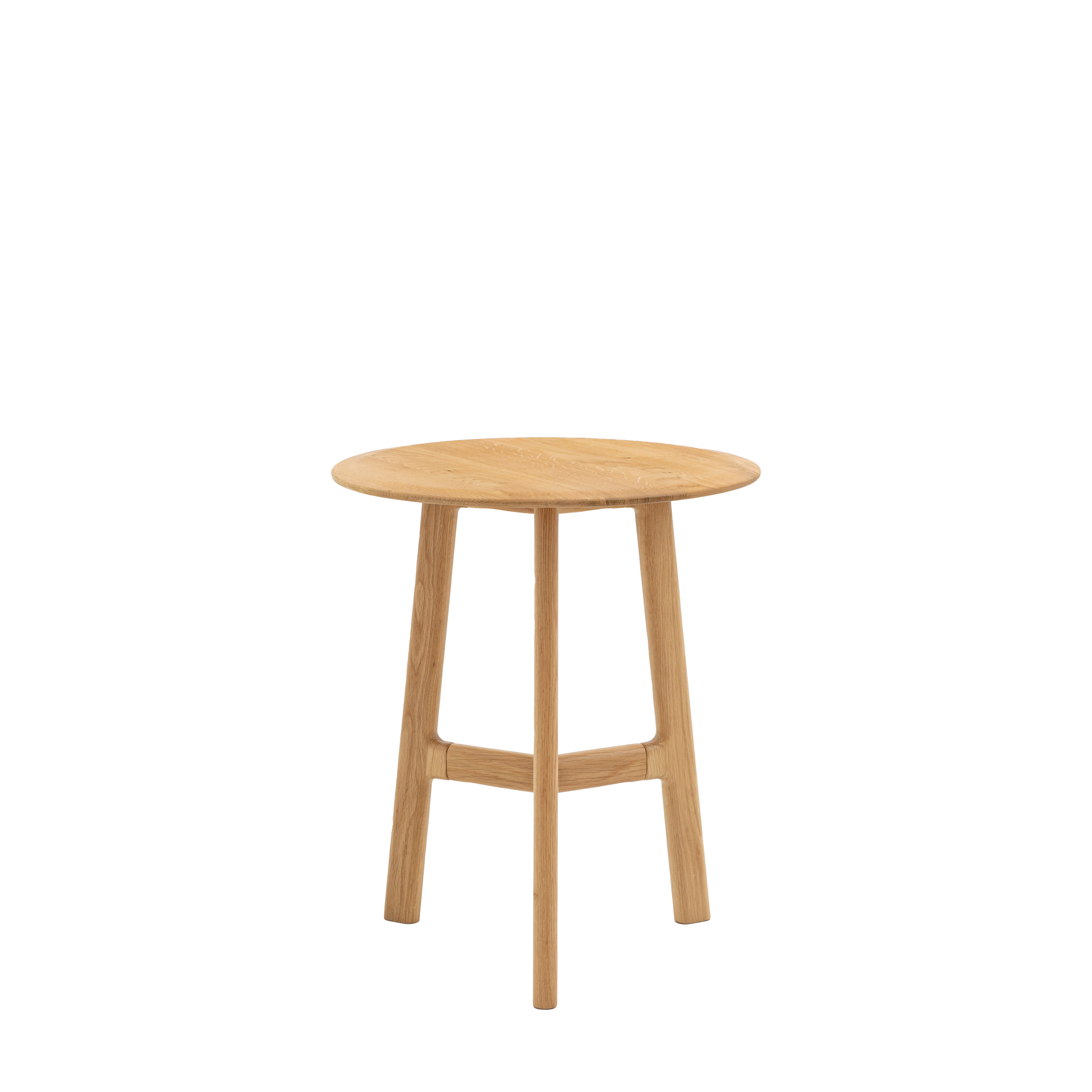 THORNWELL Round Side Table - Medium Oak - Galvin and Galloway