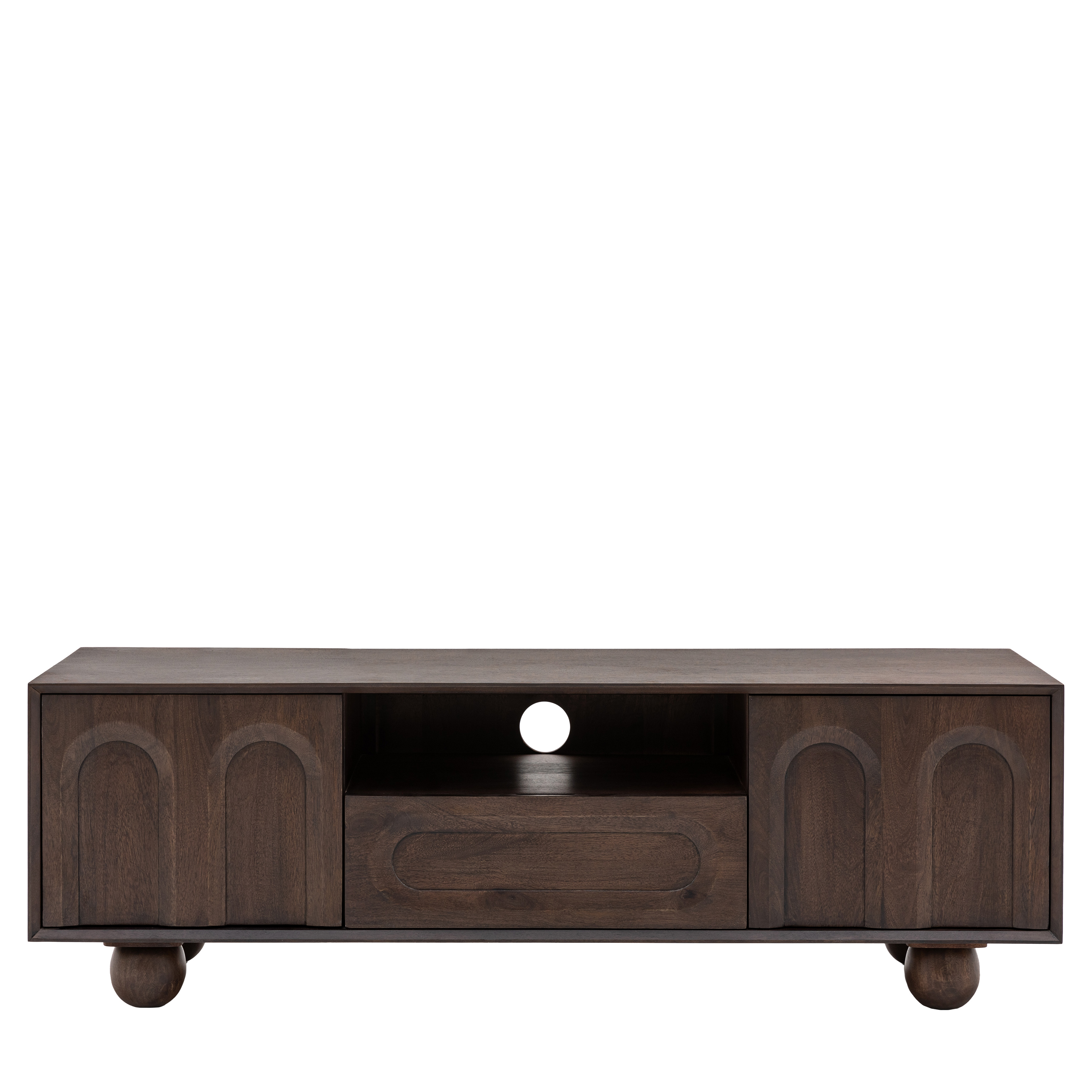 FAIRHILL TV Unit - Dark Oak - Galvin and Galloway