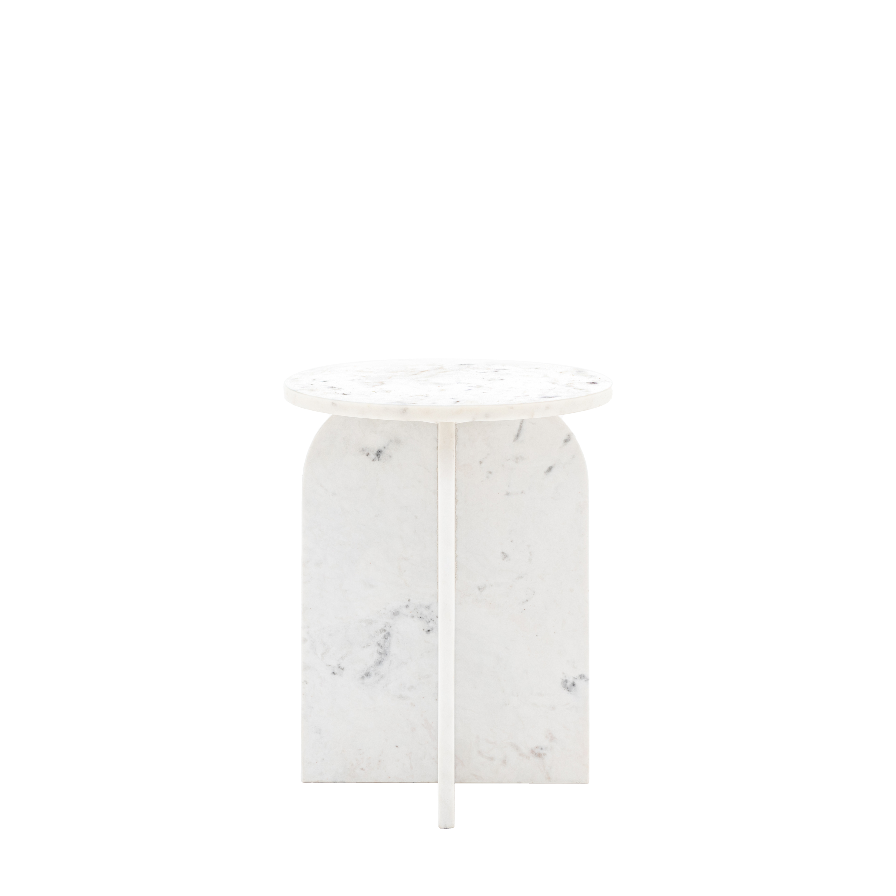 HAZELVALE Side Table White - Galvin and Galloway