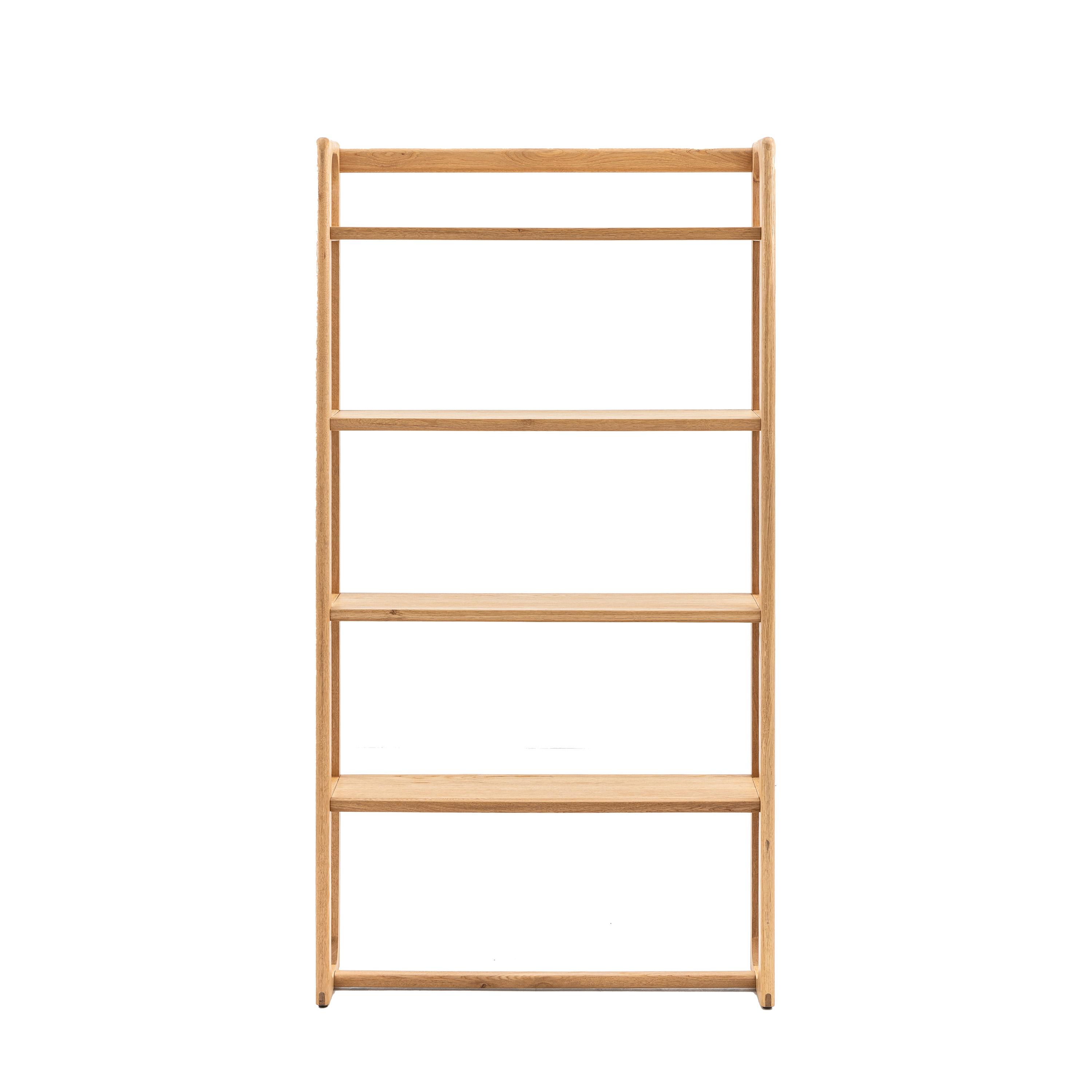ARTISAN Tall Open Display Rack - Medium Oak - Galvin and Galloway
