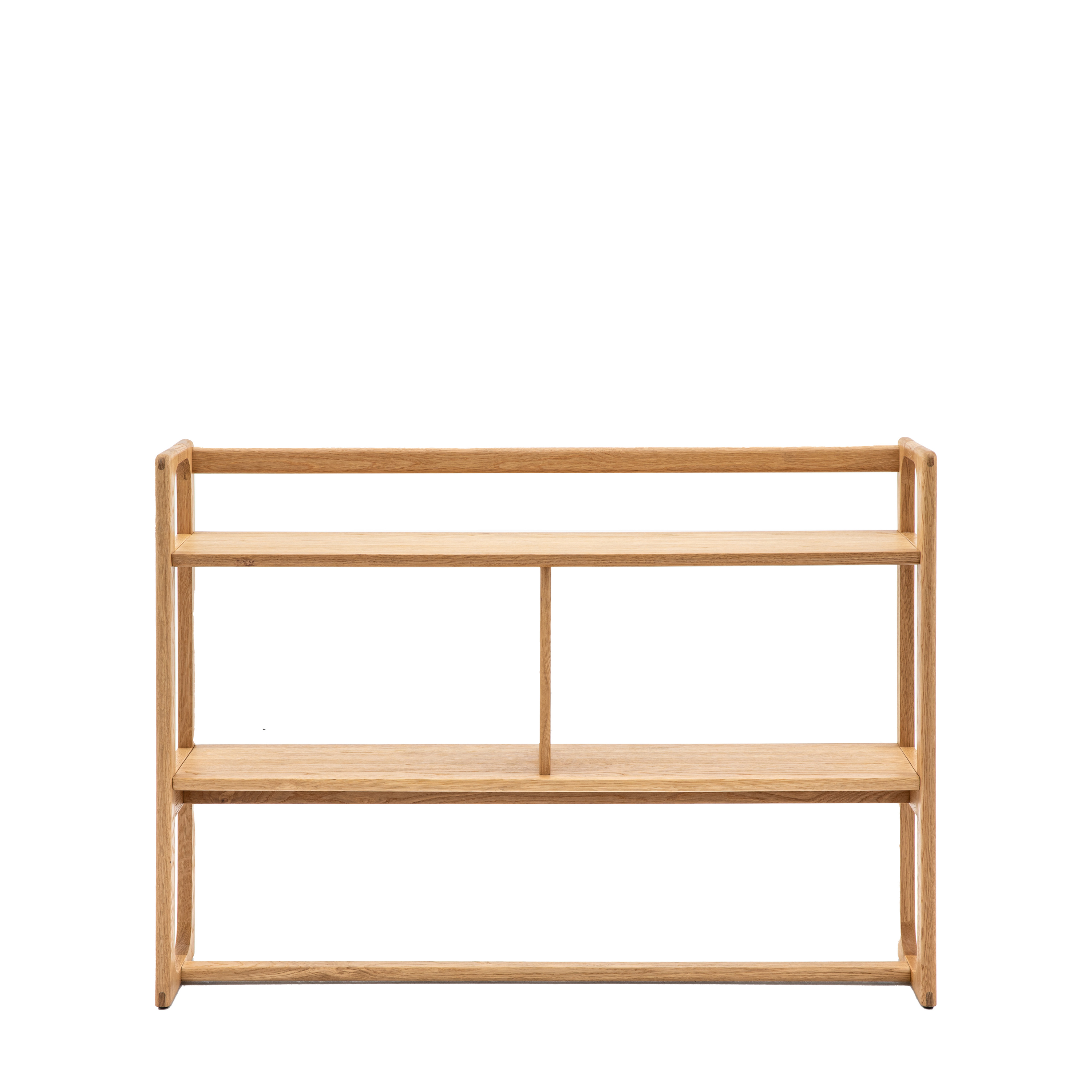 ARTISAN Wide Open Display Rack - Medium Oak - Galvin and Galloway