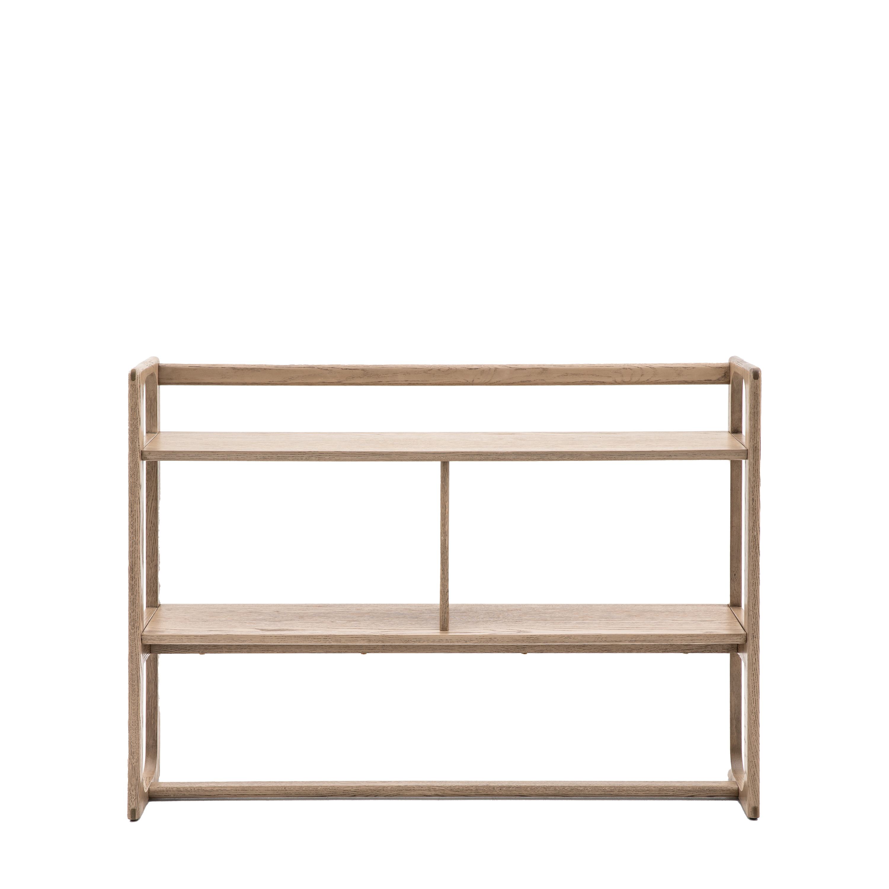 ARTISAN Wide Open Display Rack - Light Oak - Galvin and Galloway