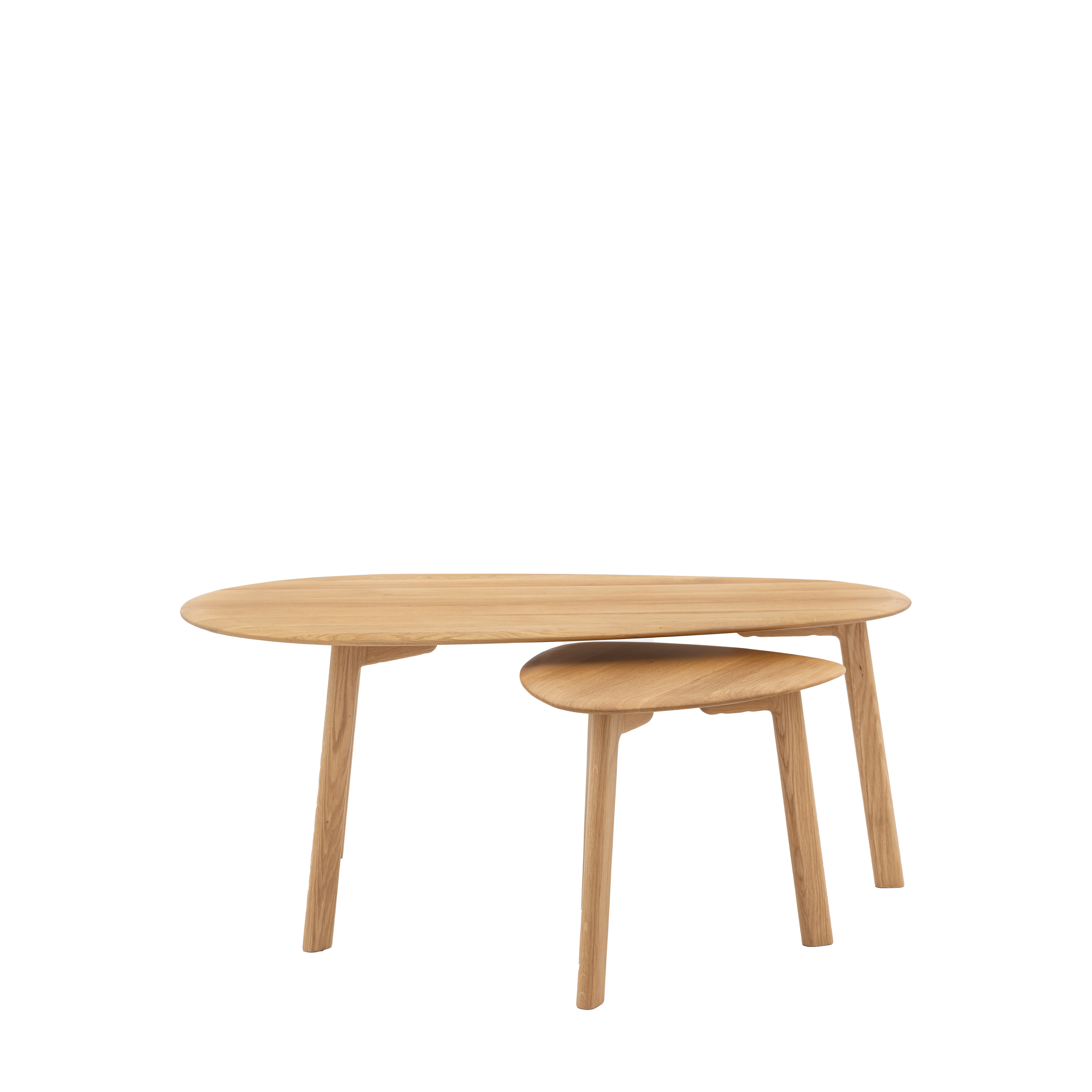 THORNWELL Coffee Table Nest of 2 - Medium Oak - Galvin and Galloway