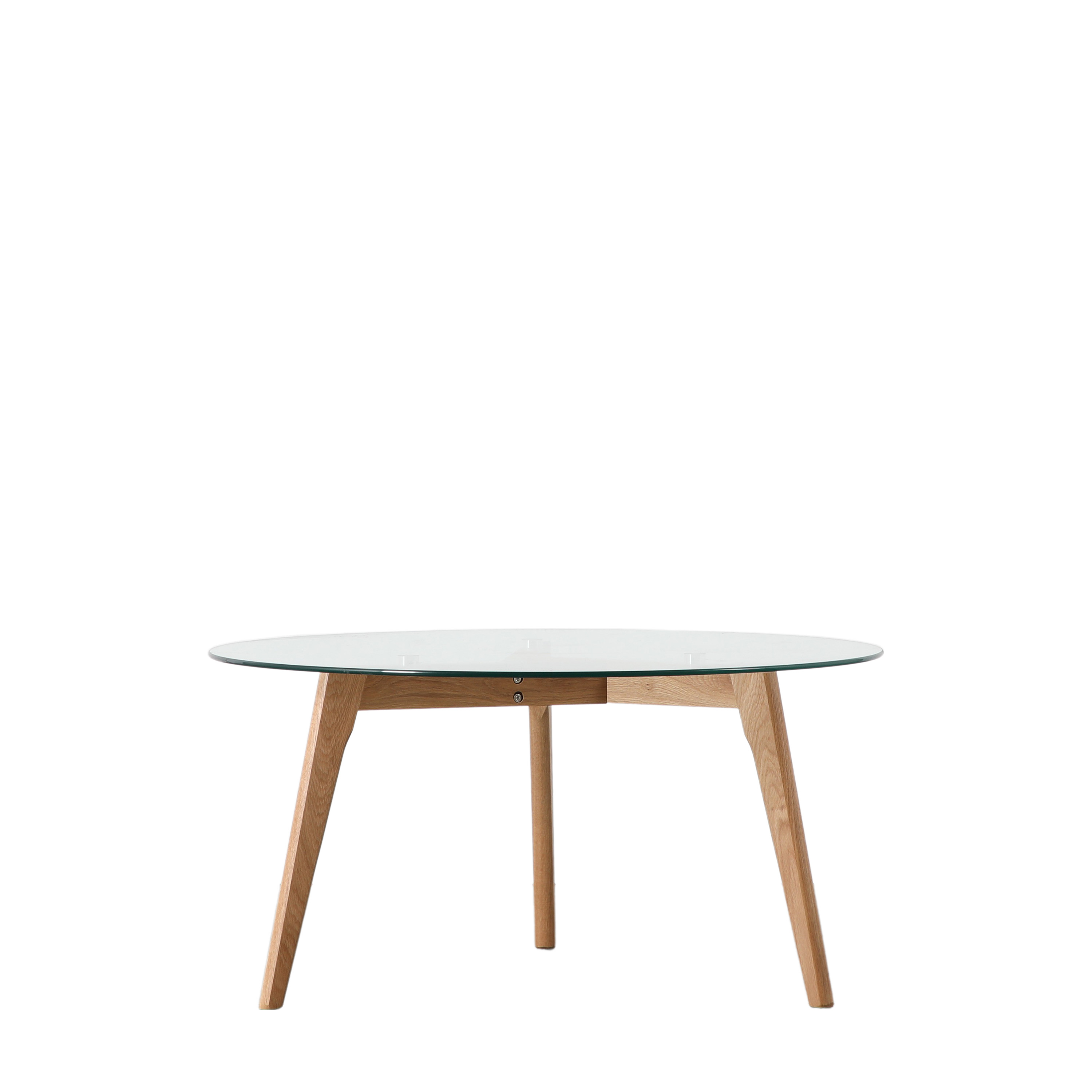 HARRINGTON Round Coffee Table Oak - Galvin and Galloway