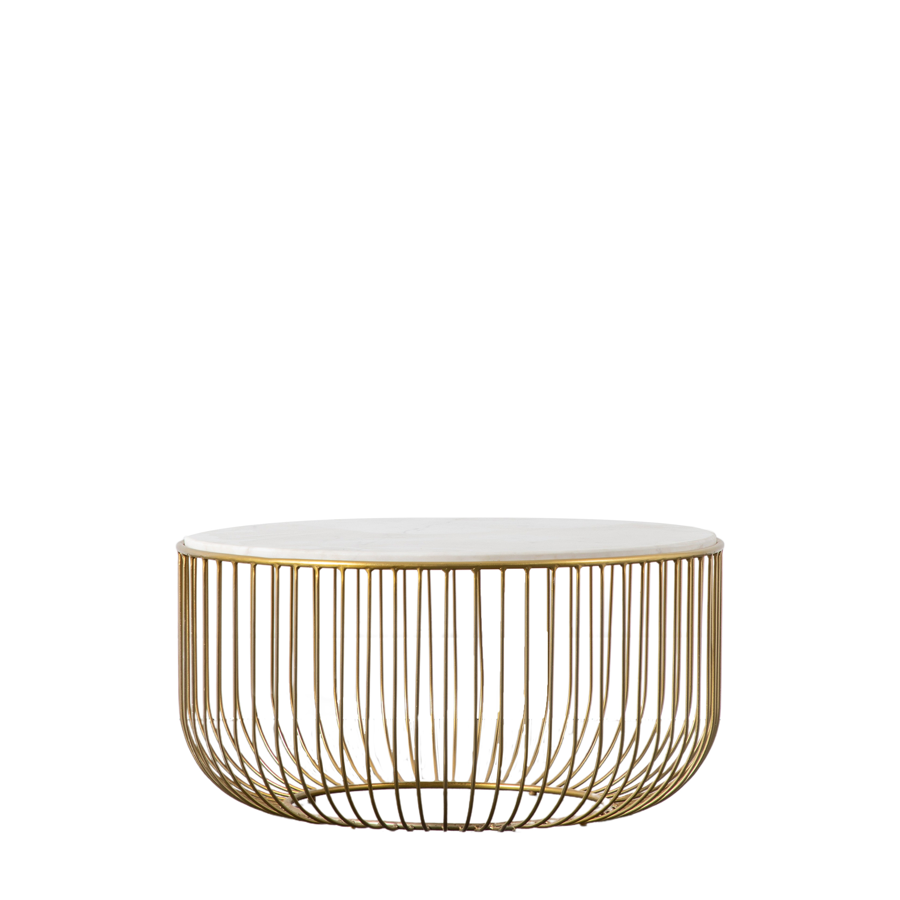 MAPLELEIGH Coffee Table - Gold - Galvin and Galloway