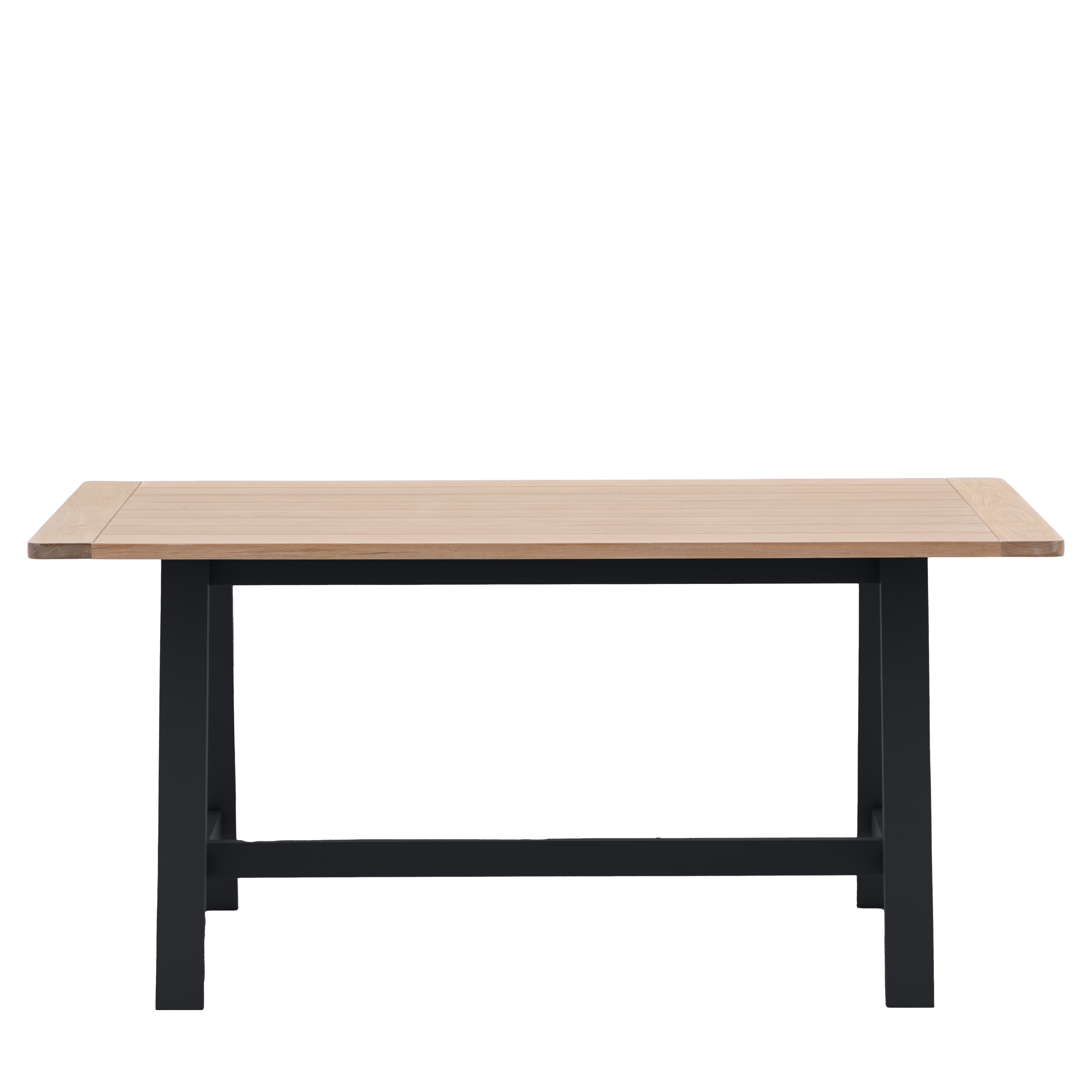 BANSTEAD Trestle Dining Table - Black - Galvin and Galloway