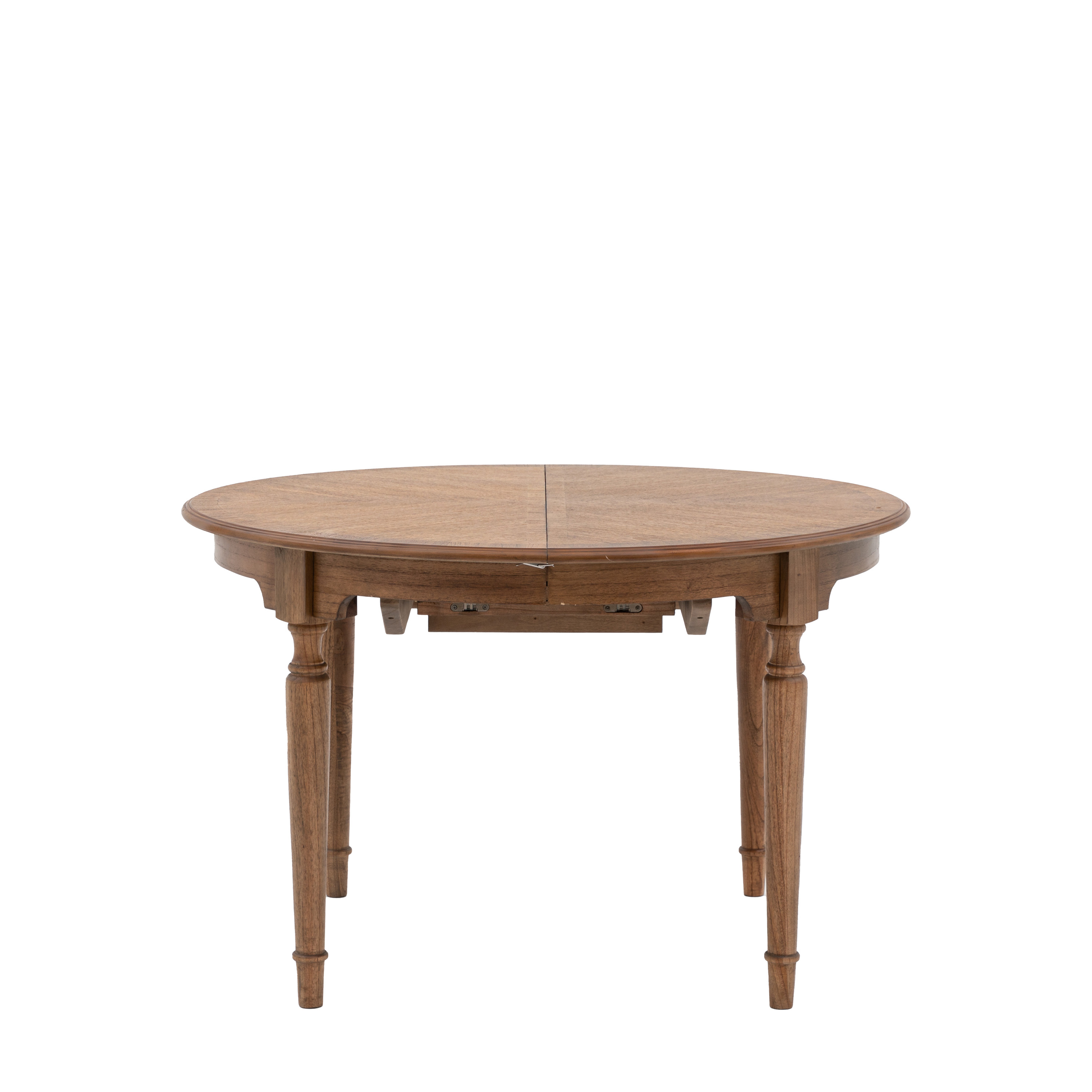 ALDERLEIGH Extending Round Dining Table - Dark Oak - Galvin and Galloway