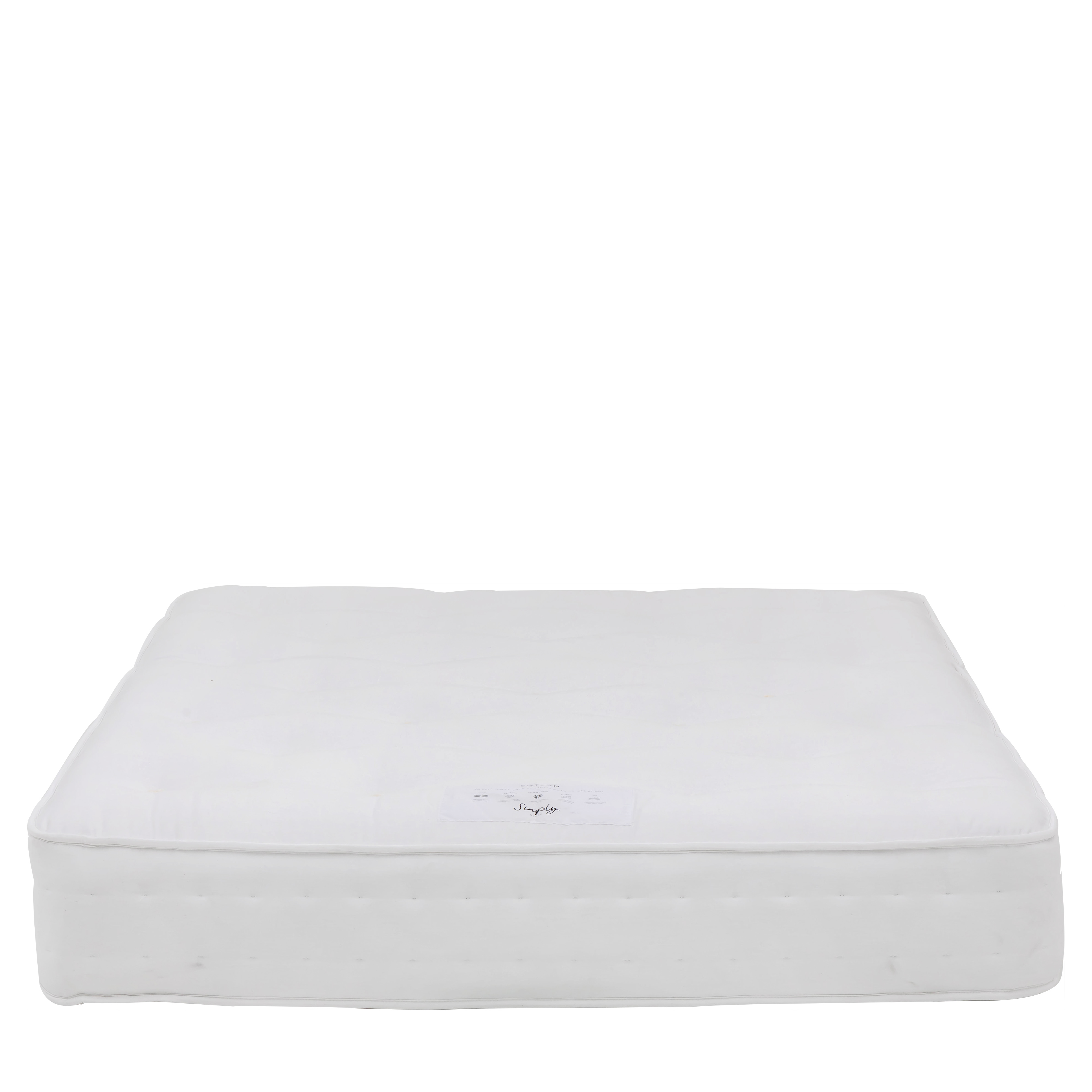 NORTHWOOD Super Kingsize Cotton Pocket Sprung Mattress - 1400 Springs - Galvin and Galloway