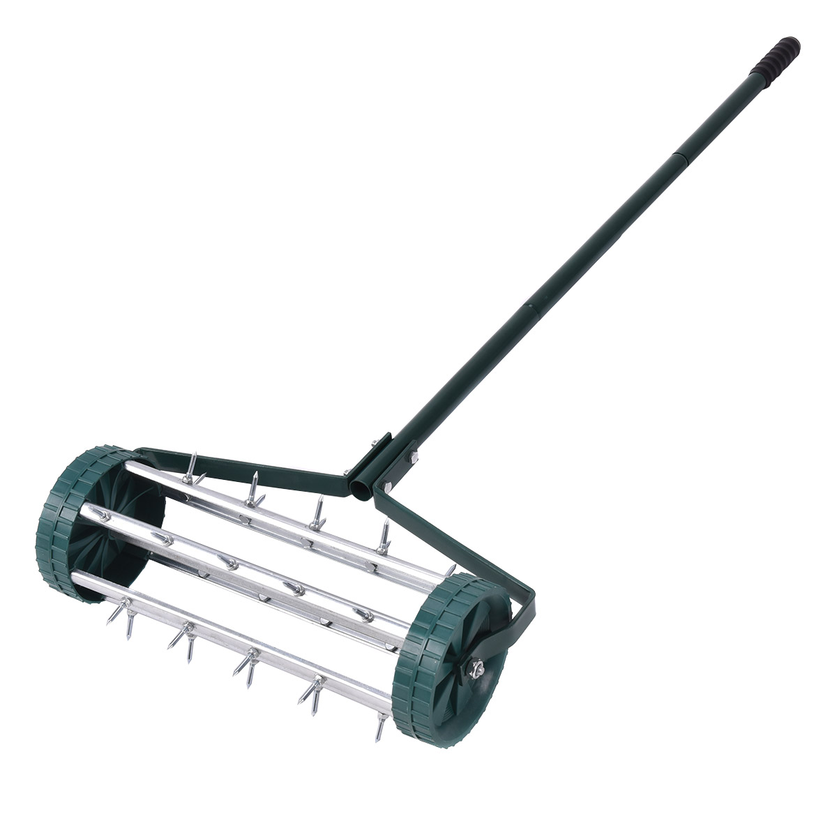 Heavy Duty Rolling Grass Lawn Garden Aerator - Savings Store