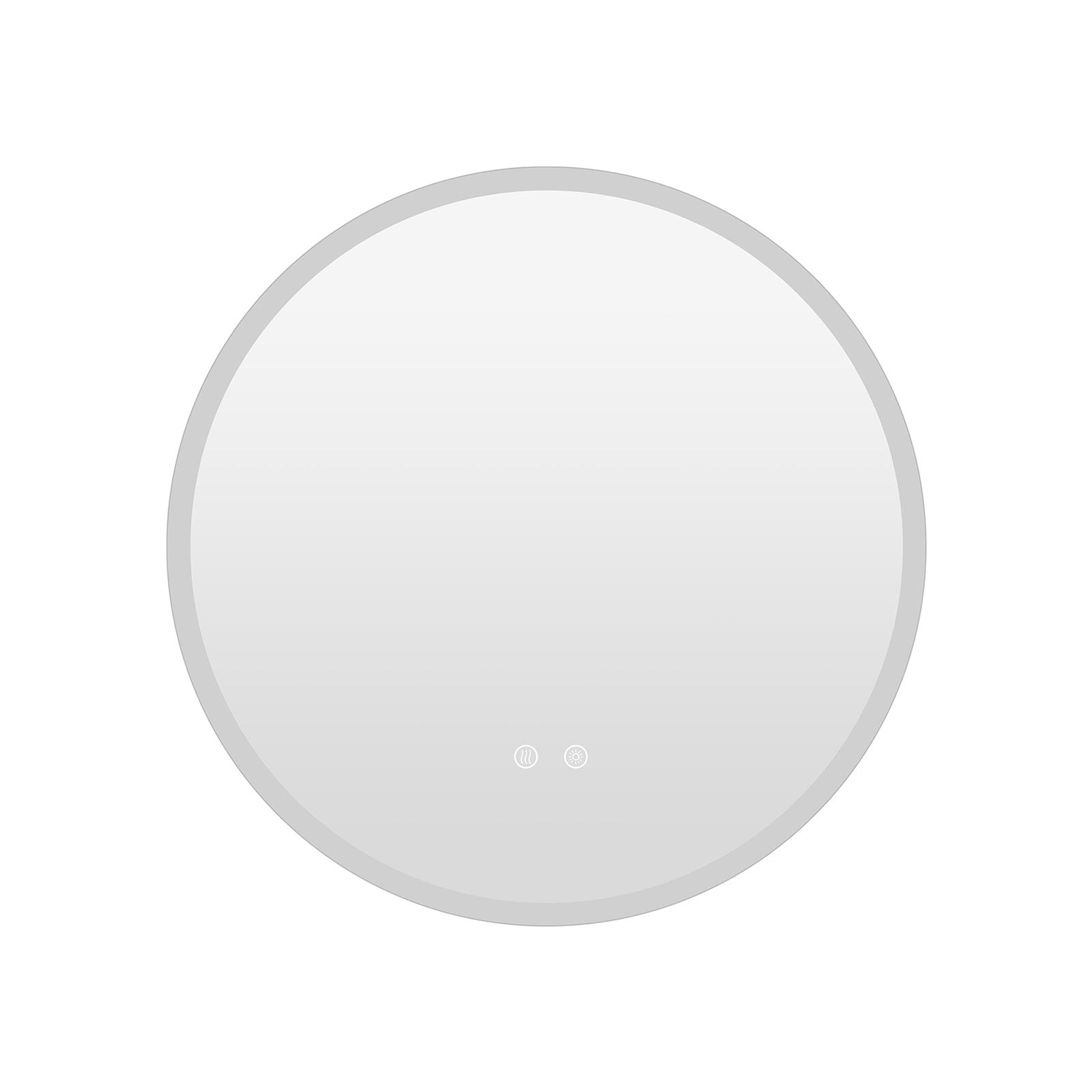 WVENA 70cm Round LED Bathroom Mirror with Backlight & 3 Colours - Savings Store