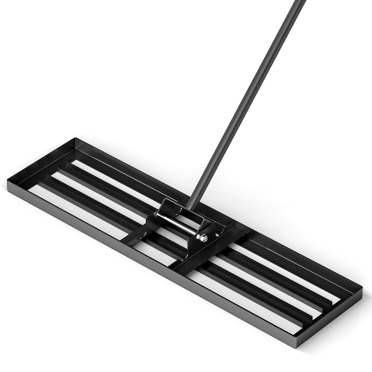 COMO Lawn Leveling Rak with Ergonomic Handle-91 x 25 cm-Black - Savings Store