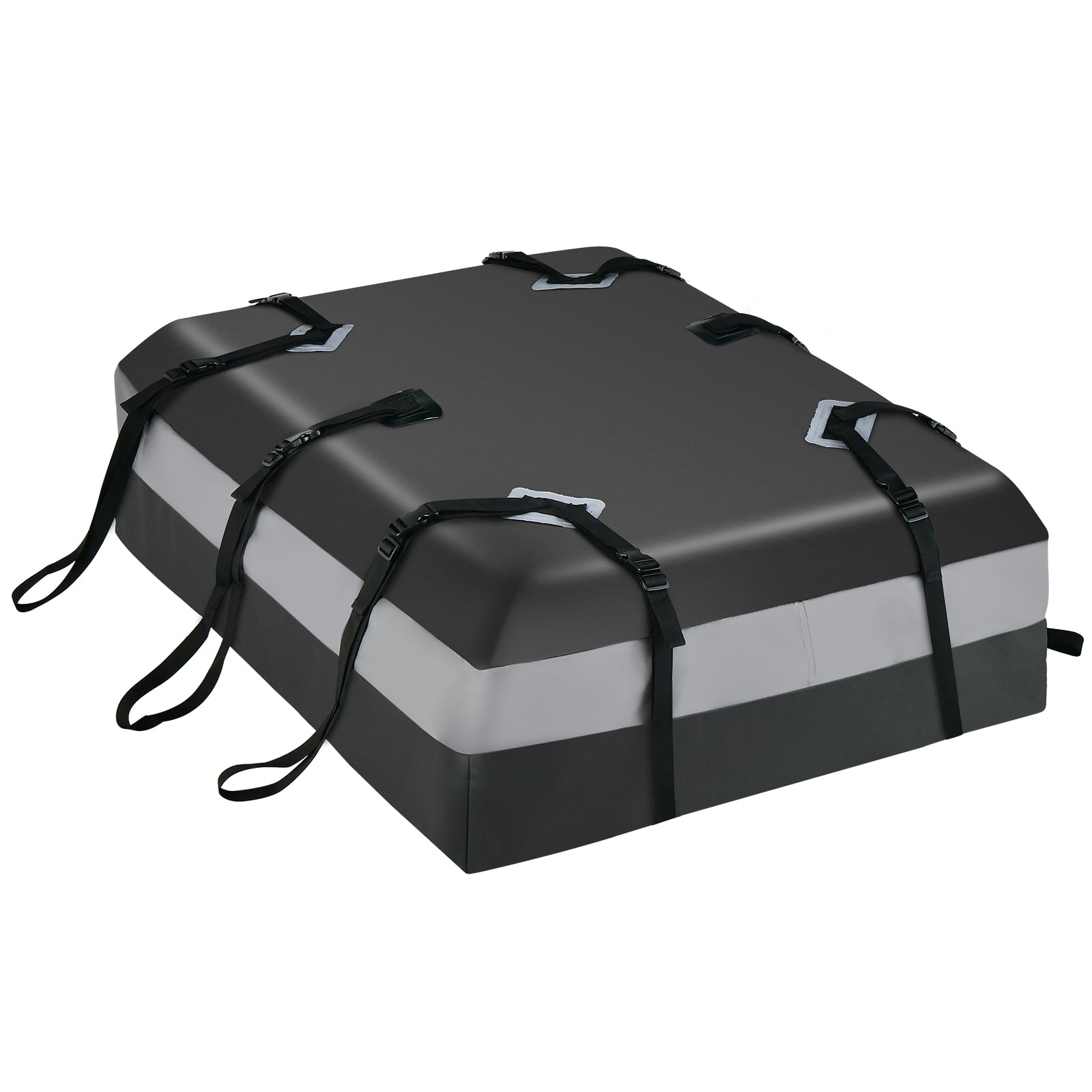 LUMIVALE Waterproof Rooftop Luggage Bag with Mat and 6 Door Hooks-Grey - Savings Store