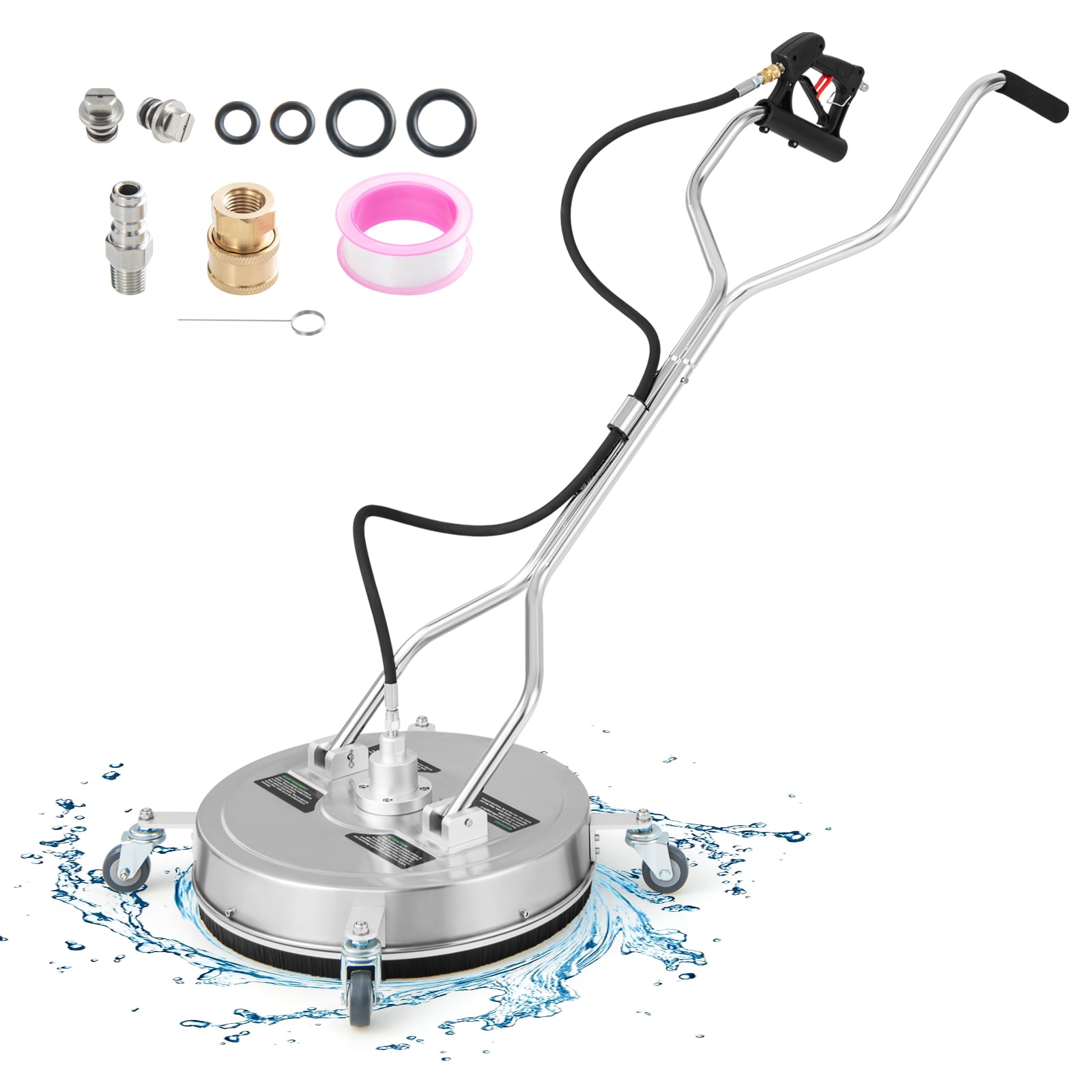 Pressure Washer Surface Cleaner with Casters and Dual Handles - Savings Store