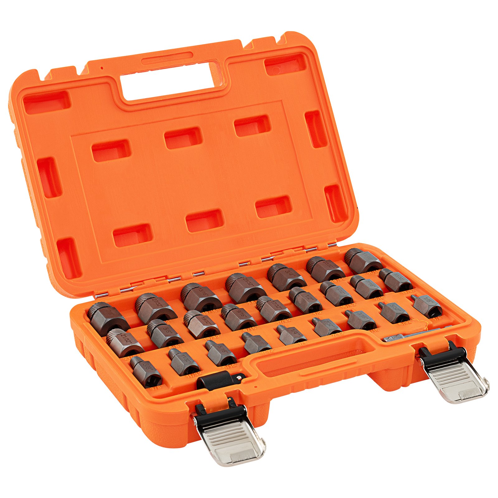 LUURTA 27 Pieces Screw Extractor Set with 3/8 Inches Drive-Orange - Savings Store