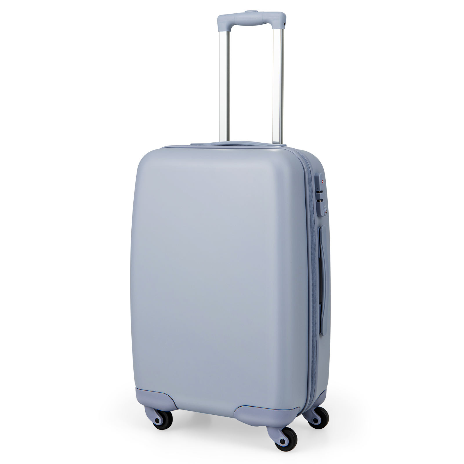 Hardside Luggage with Spinner Wheels, TSA Lock and Height Adjustable Handle-Blue - Savings Store