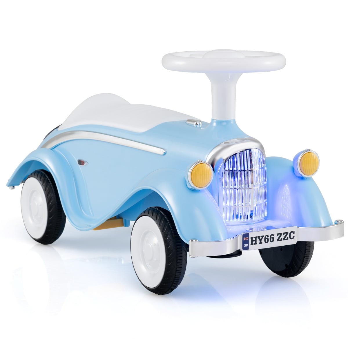 STANLIX Toddler Ride on Toy with Steering Wheel for Children 19-36 Months Old-Navy - Savings Store