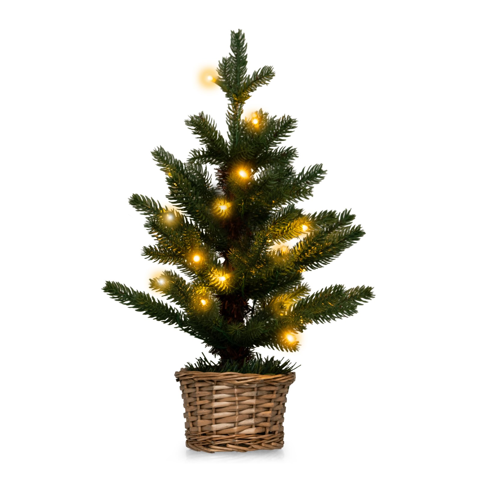 Pre-lit Mini Artificial Christmas Tree - 96 Tips - Savings Store