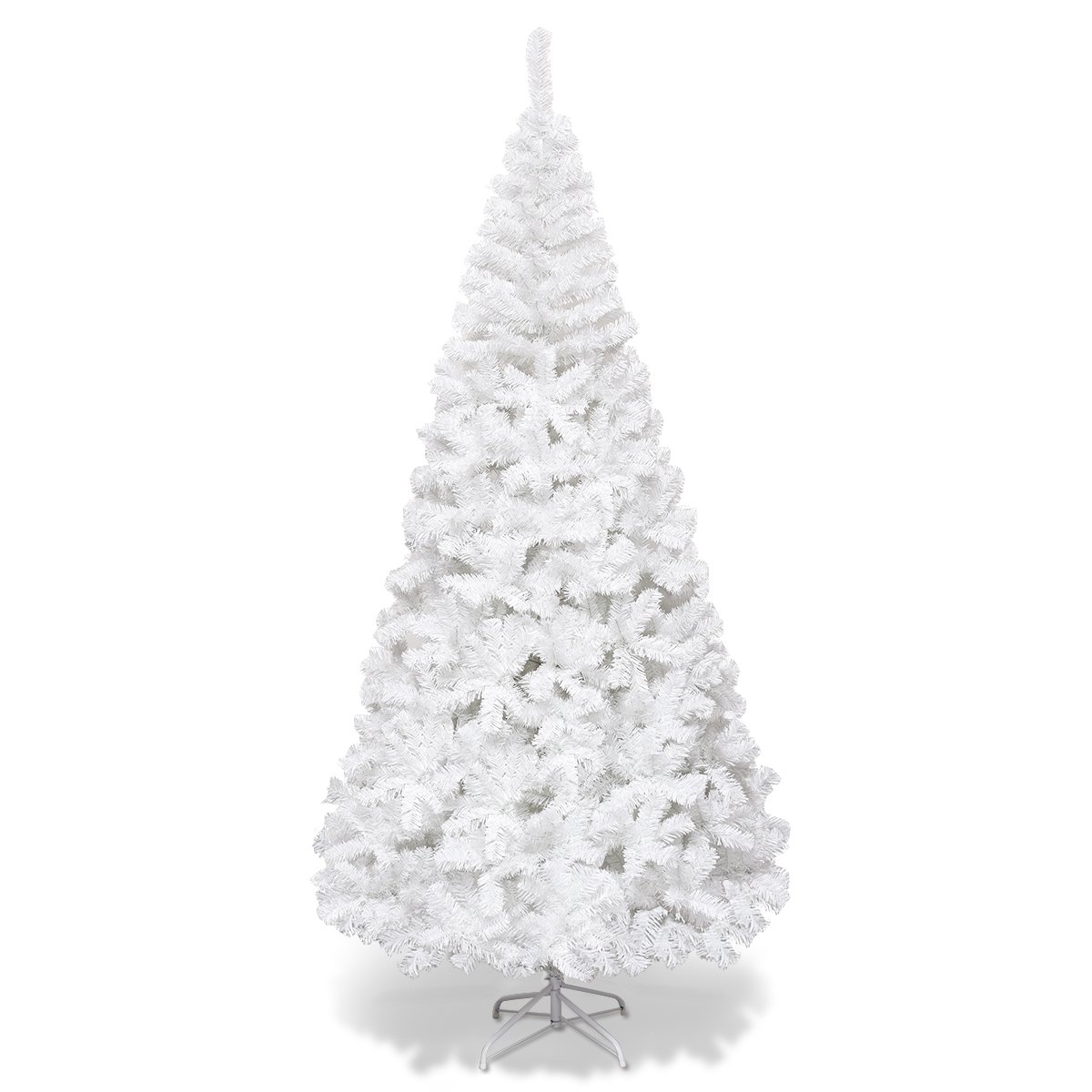 White Artificial Christmas Tree with Stand - 7ft - Savings Store
