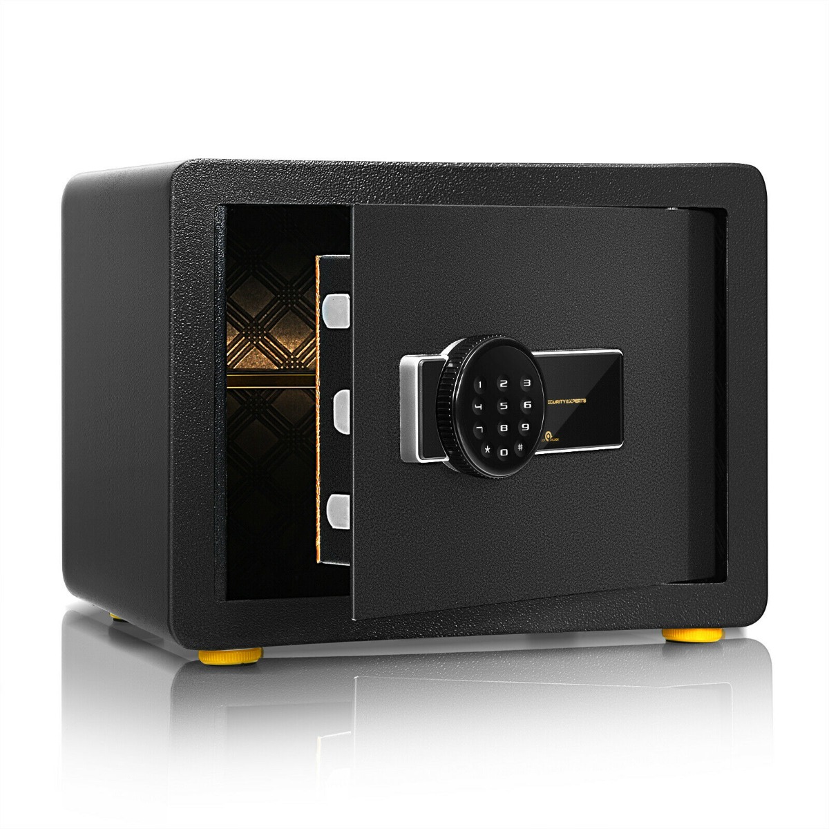 Digital Security Safe Box with Keys for Jewelry Money Cash - Savings Store