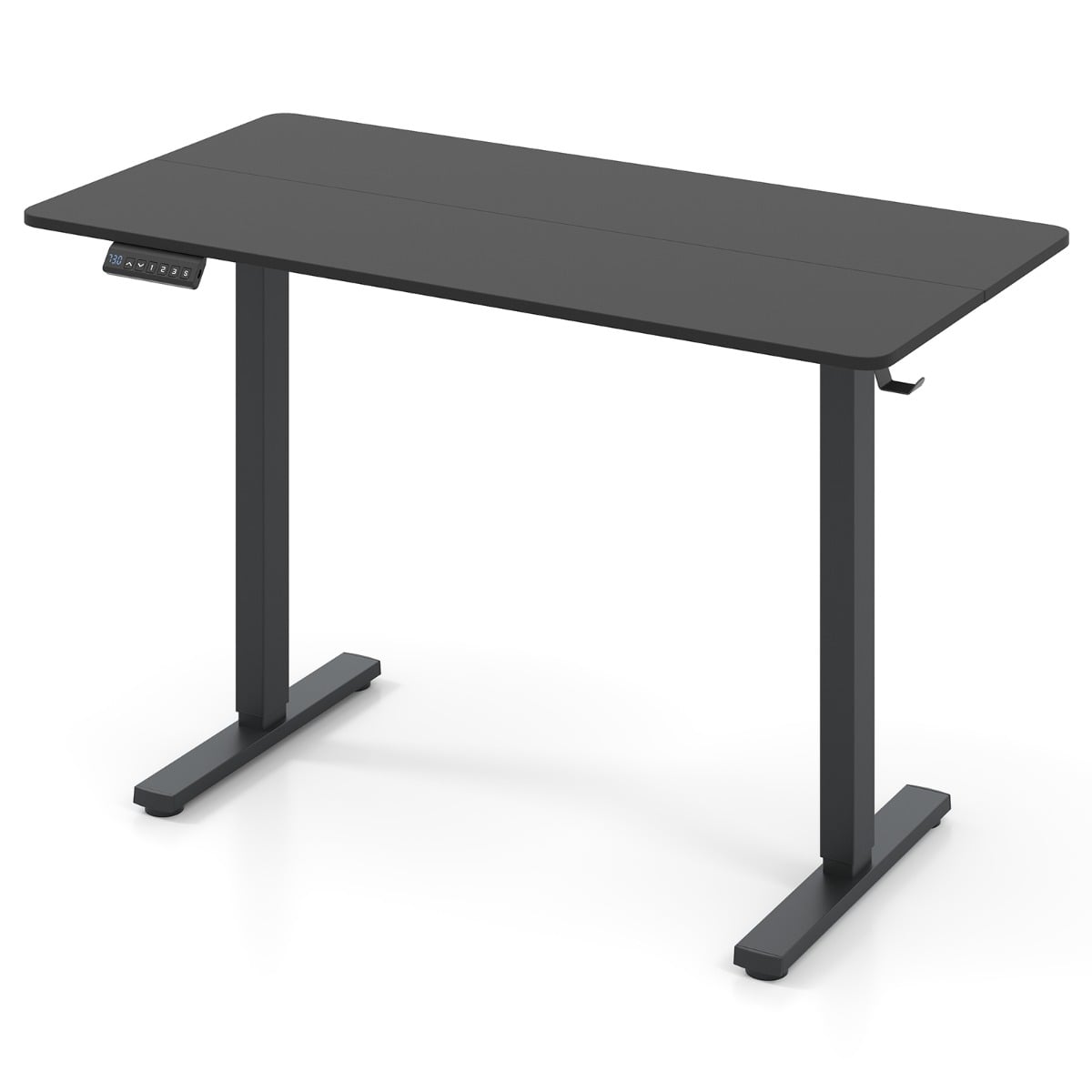 XIREL 120 x 60cm Electric Standing Computer Desk with 3 Memory Preset-Black - Savings Store