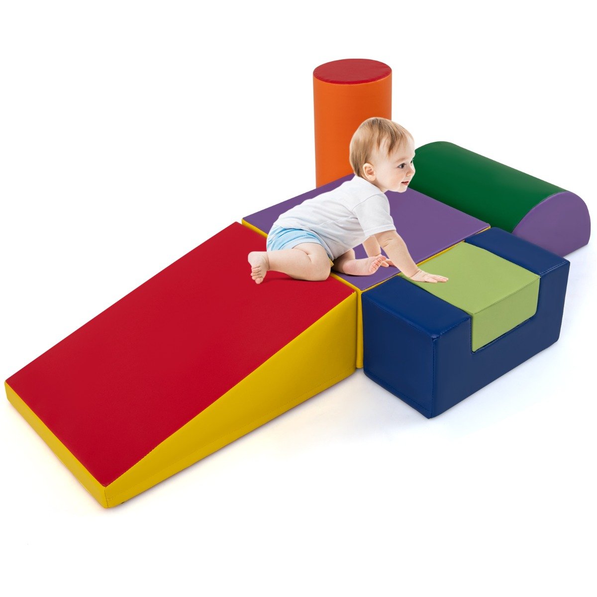 TYTASI Foam Climbing Blocks with PU Cover for Toddlers 1-3-Purple - Savings Store