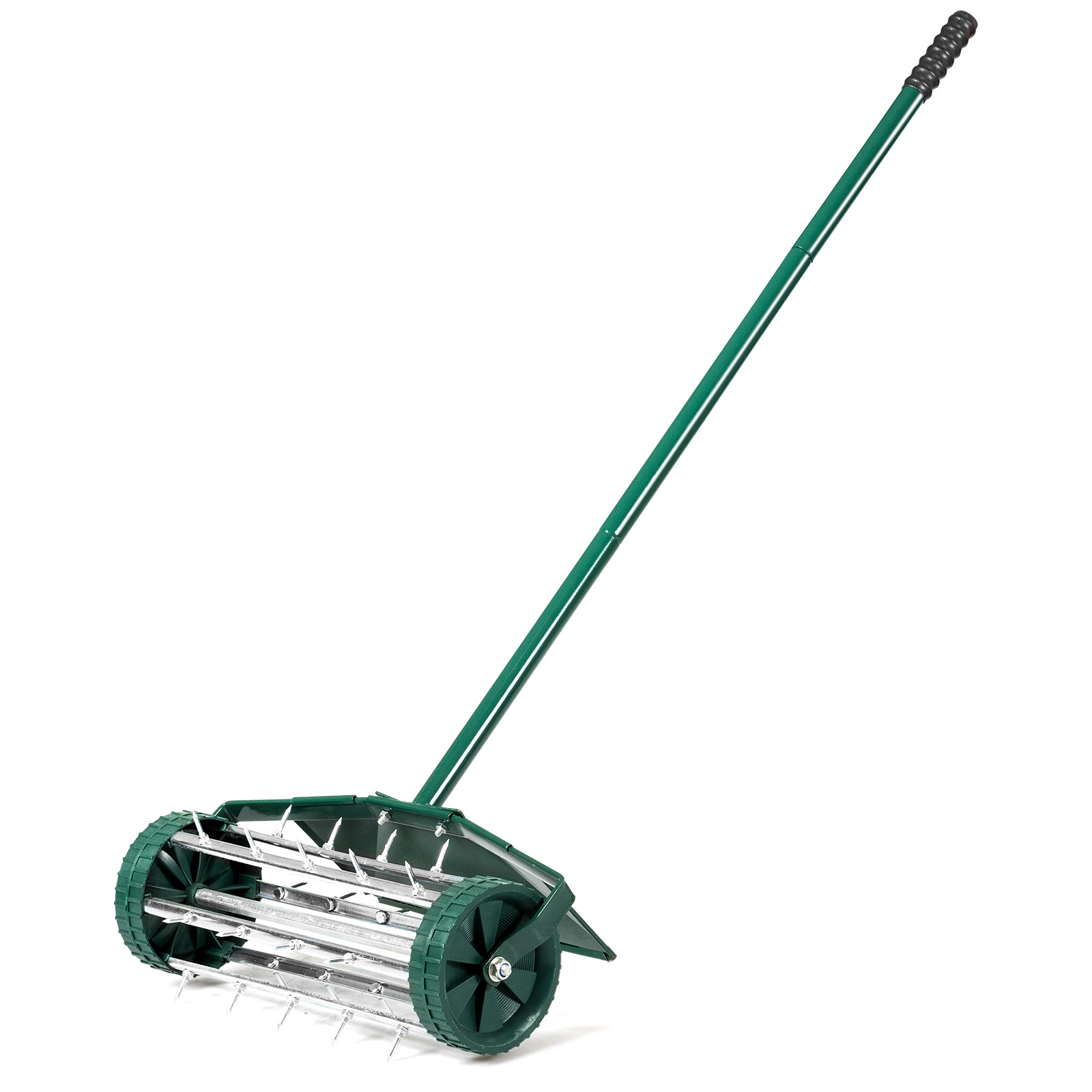 Lawn Spike Aerators Manual Grass Roller with Protective Fender - Savings Store