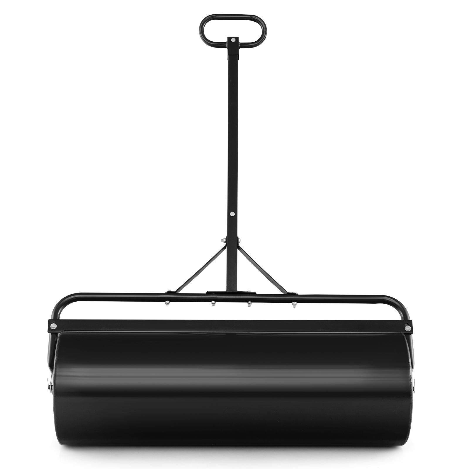 63L Garden Lawn Roller with Gripping Handle-Black - Savings Store