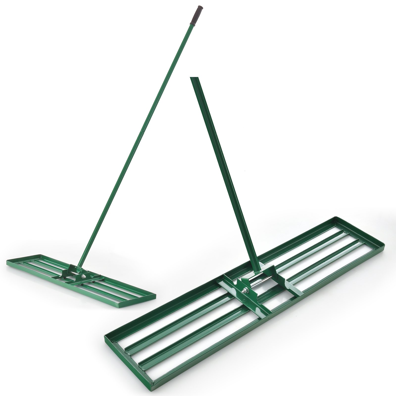 COMO Lawn Leveling Rak with Ergonomic Handle-106 x 25 cm-Green - Savings Store