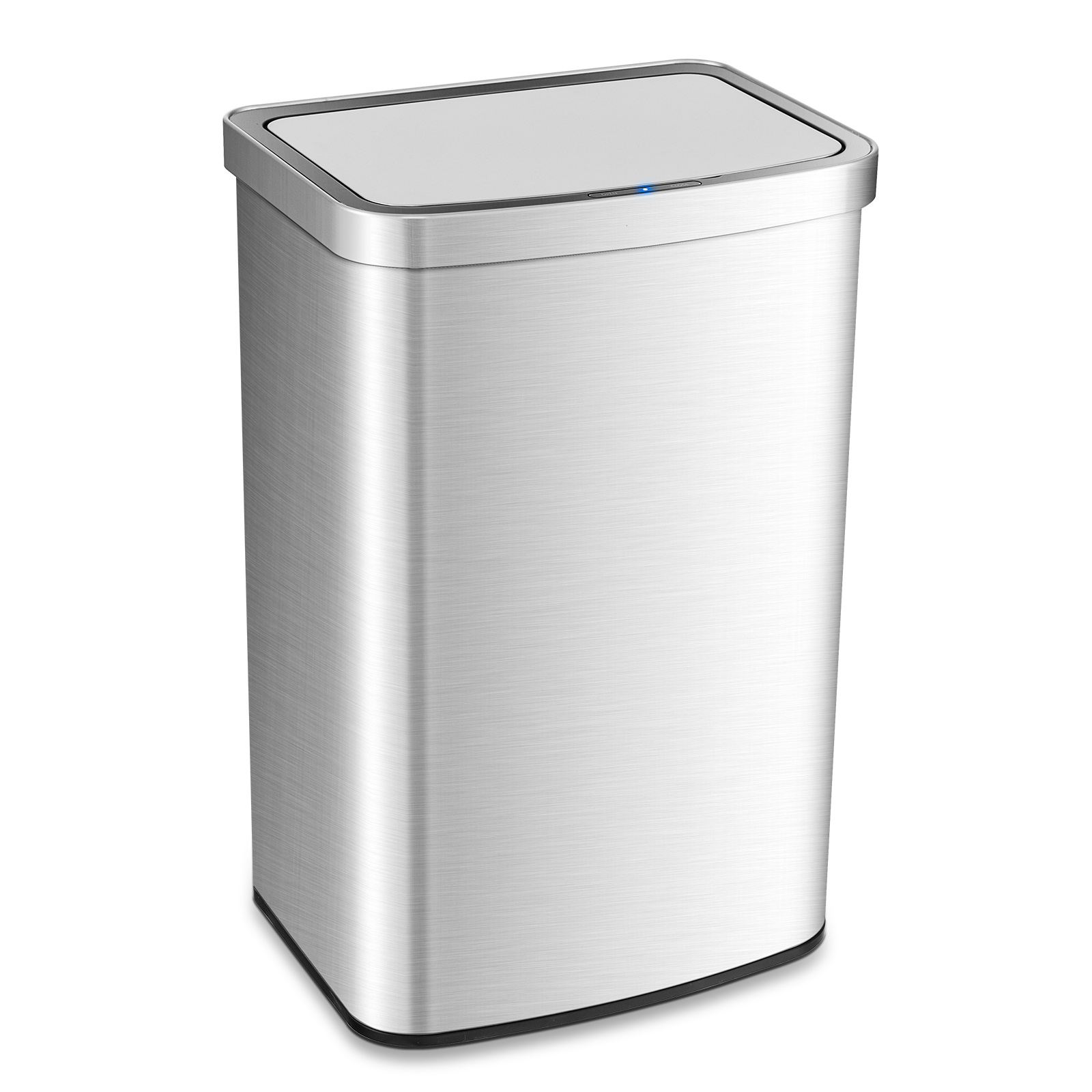 50L Infrared Motion Sensor Automatic Trash Can-Silver - Savings Store