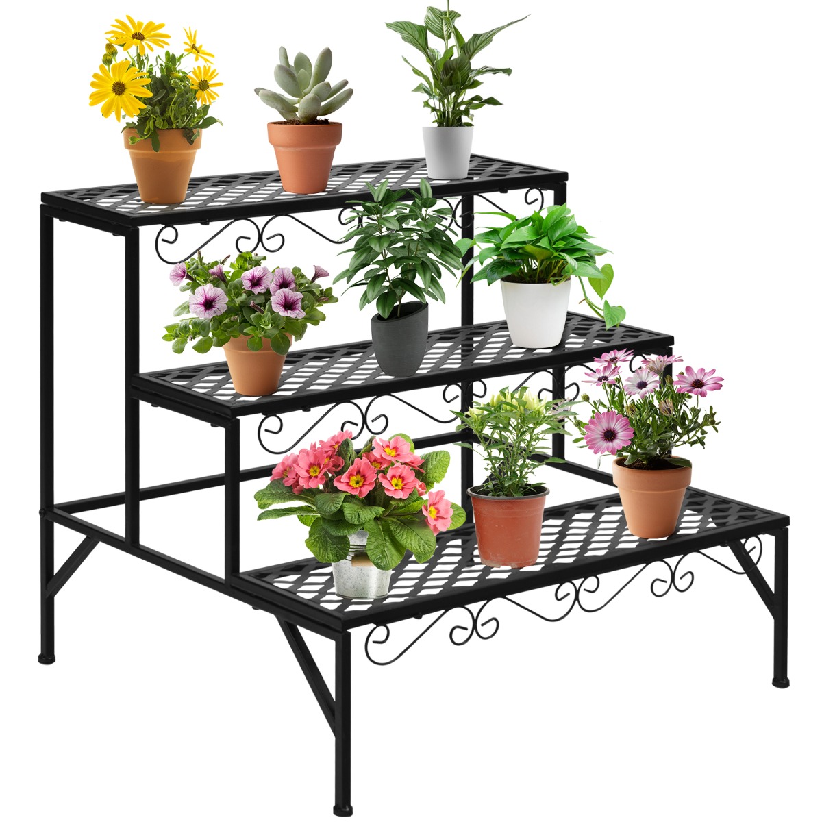 3 Tiers Plant Stand for Garden Patio Balcony - Savings Store