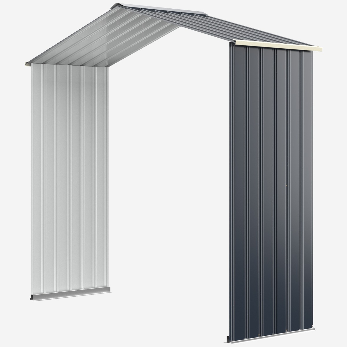 Outdoor Storage Shed Extension Kit for 195 cm Shed Width - Savings Store