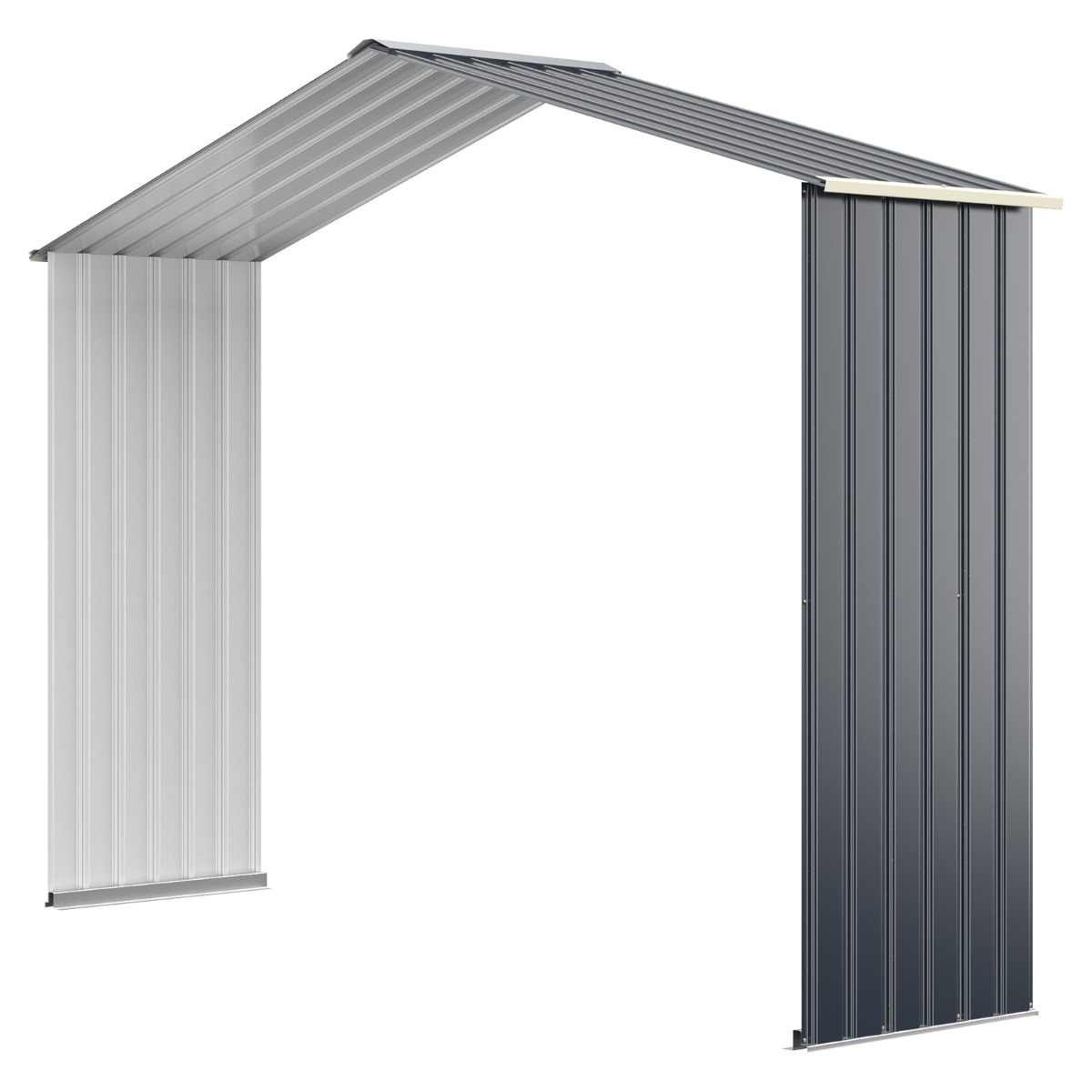 Outdoor Storage Shed Extension Kit for 203 cm Shed Width - Savings Store