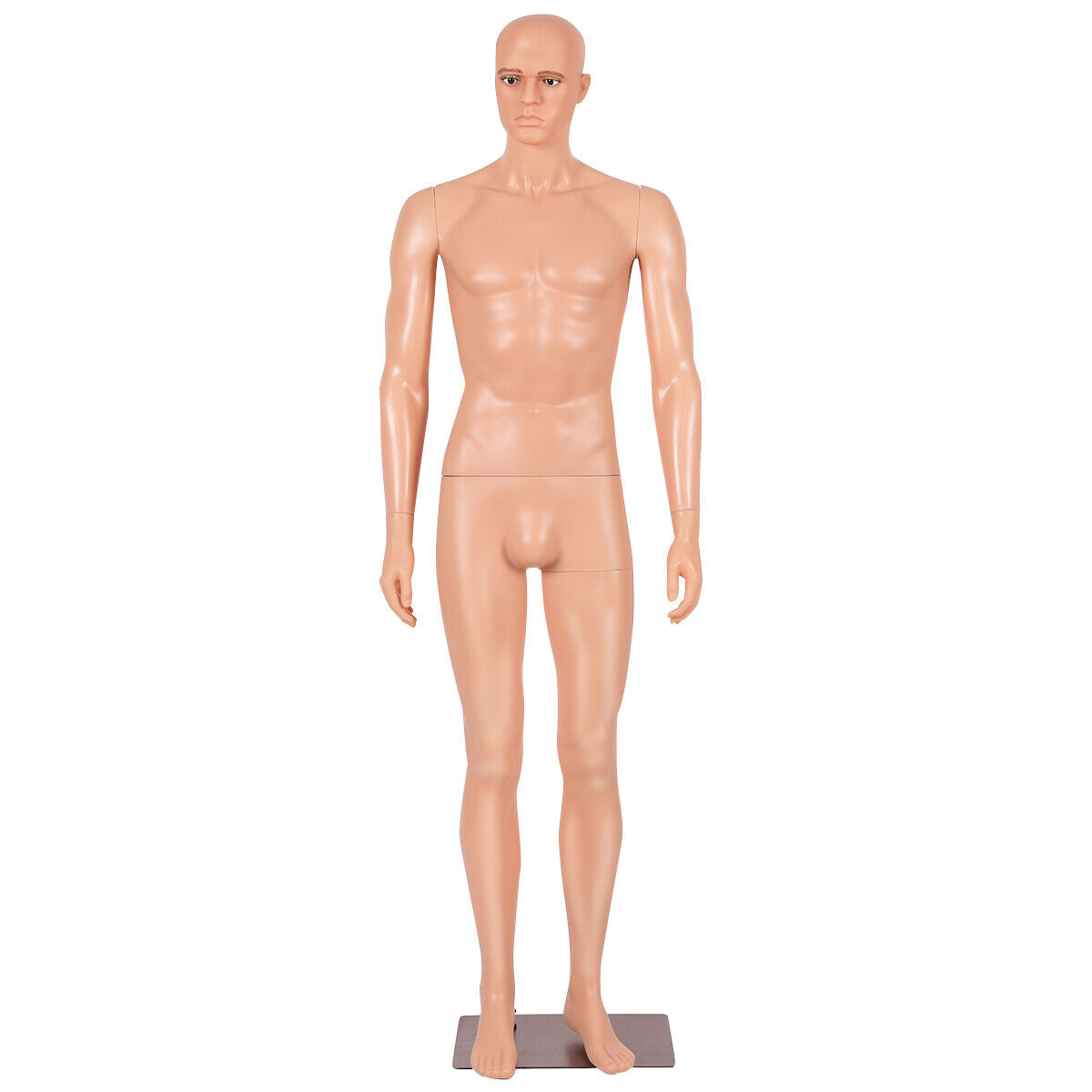 184cm Male Mannequin Full Body Manikin with Metal Base - Savings Store