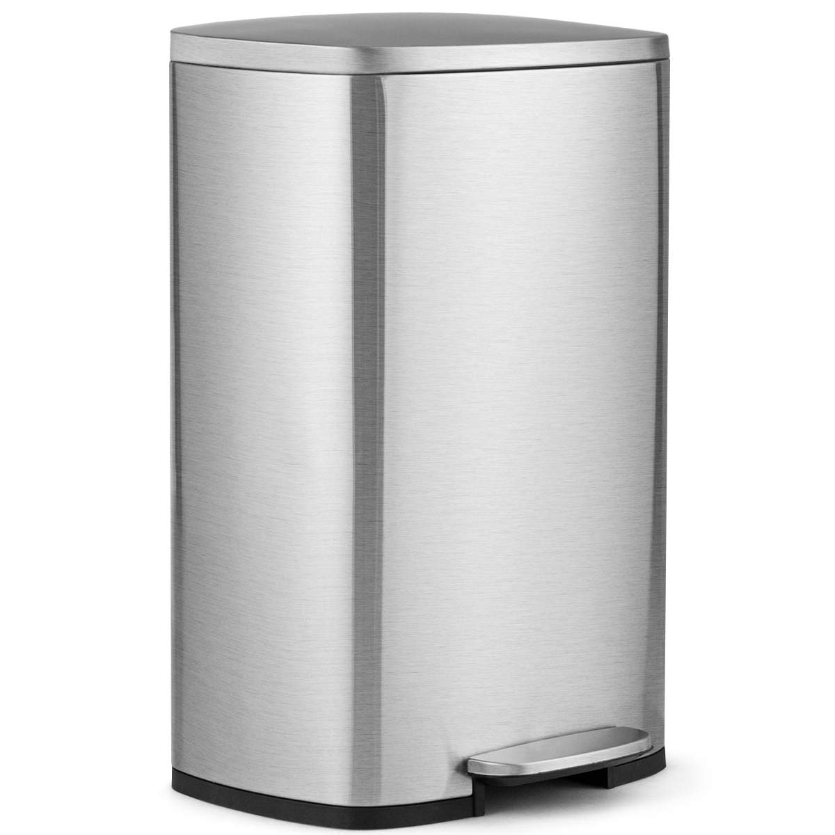 50L Stainless Steel Trash Garbage Can with Bucket - Savings Store