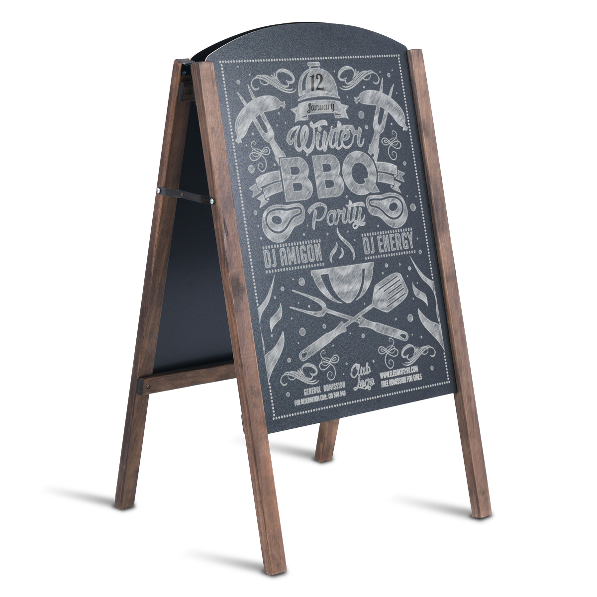 Double Sided "A" Frame Blackboard/ Chalkboard Sign - Savings Store
