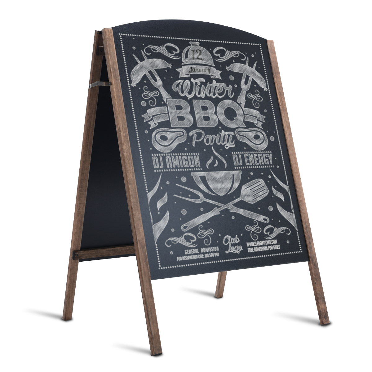 New Double Sided A Frame- ChalkBoard Sign - Savings Store