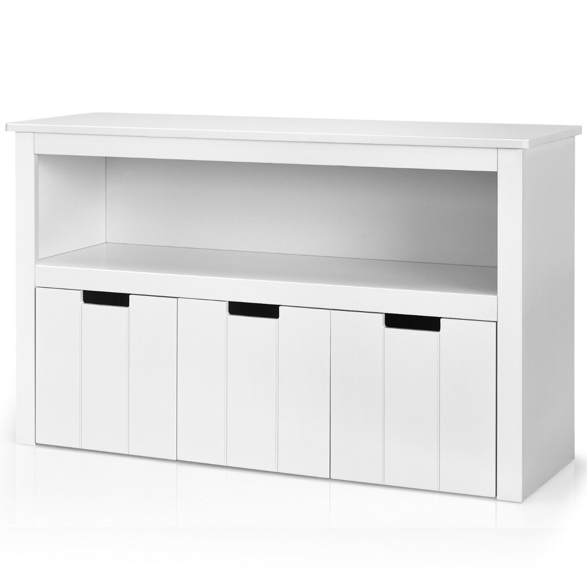 3 Drawer Kids Storage Cabinet with Open Shelf - Savings Store