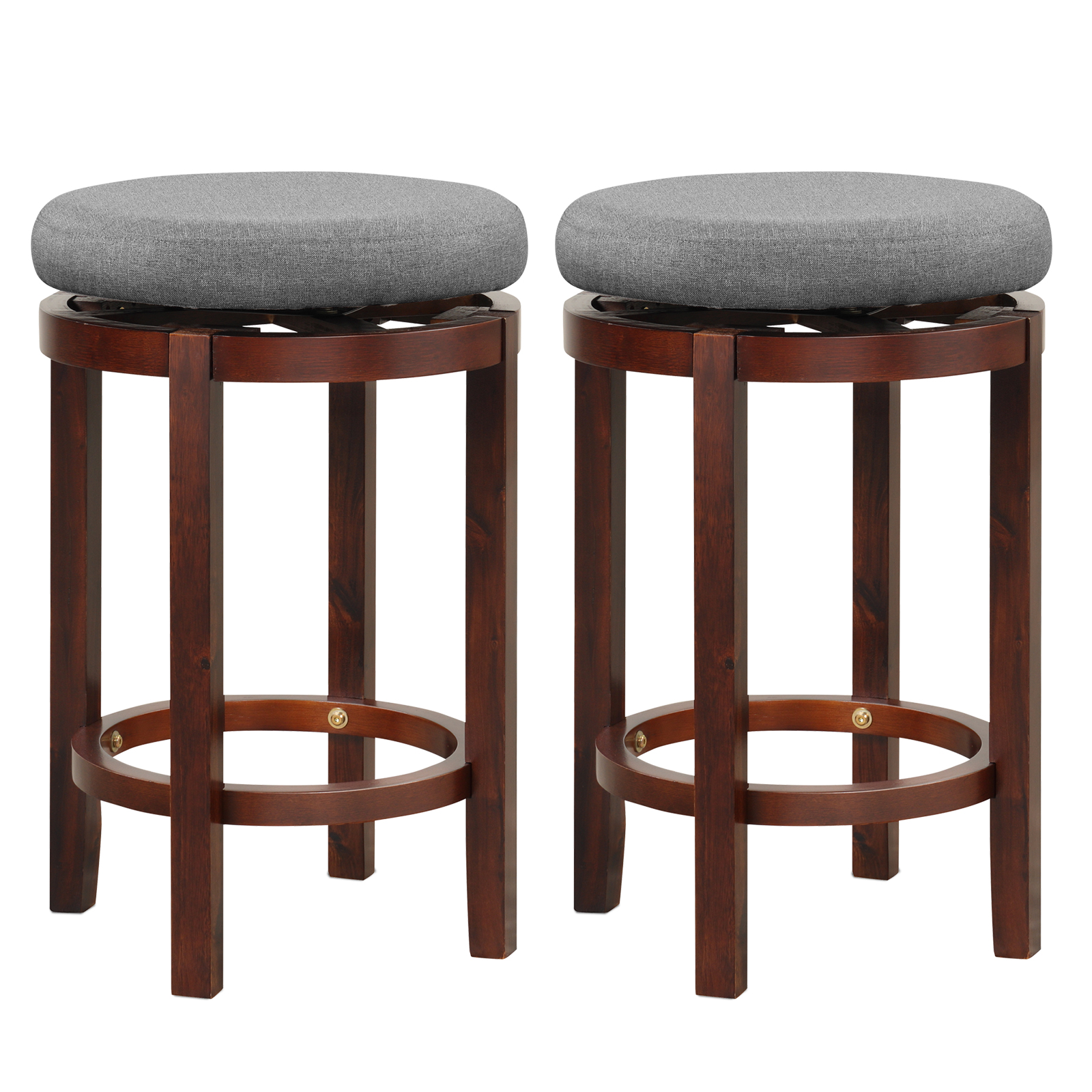 Counter Height Stool Set of 2-Grey - Savings Store