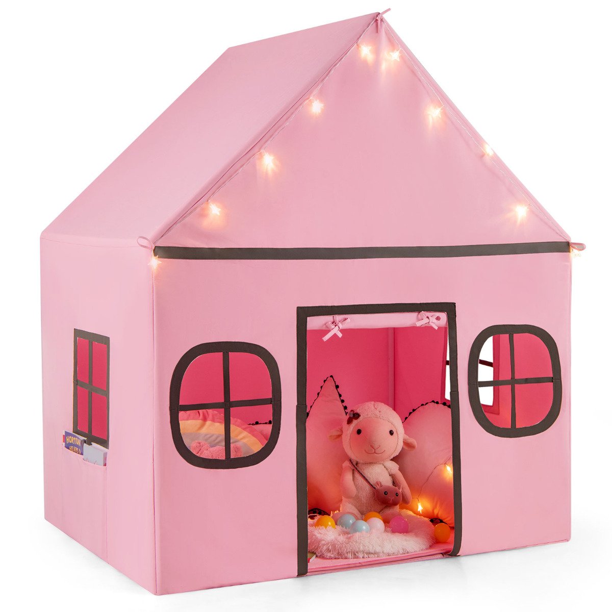 REDLOCKE Kids Play Tent Large Playhouse Indoor Play Tent-Pink - Savings Store