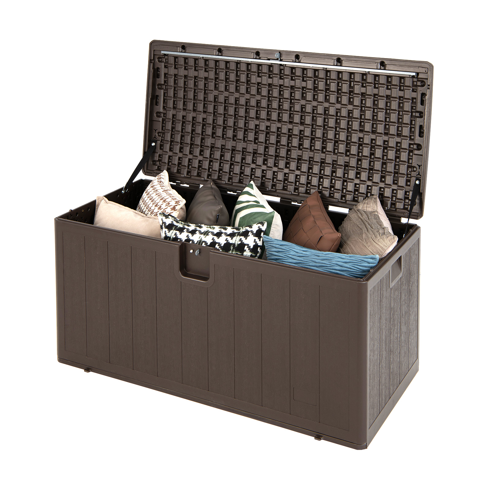 400L Outdoor Storage Deck Box wIth Lockable Cover - Savings Store