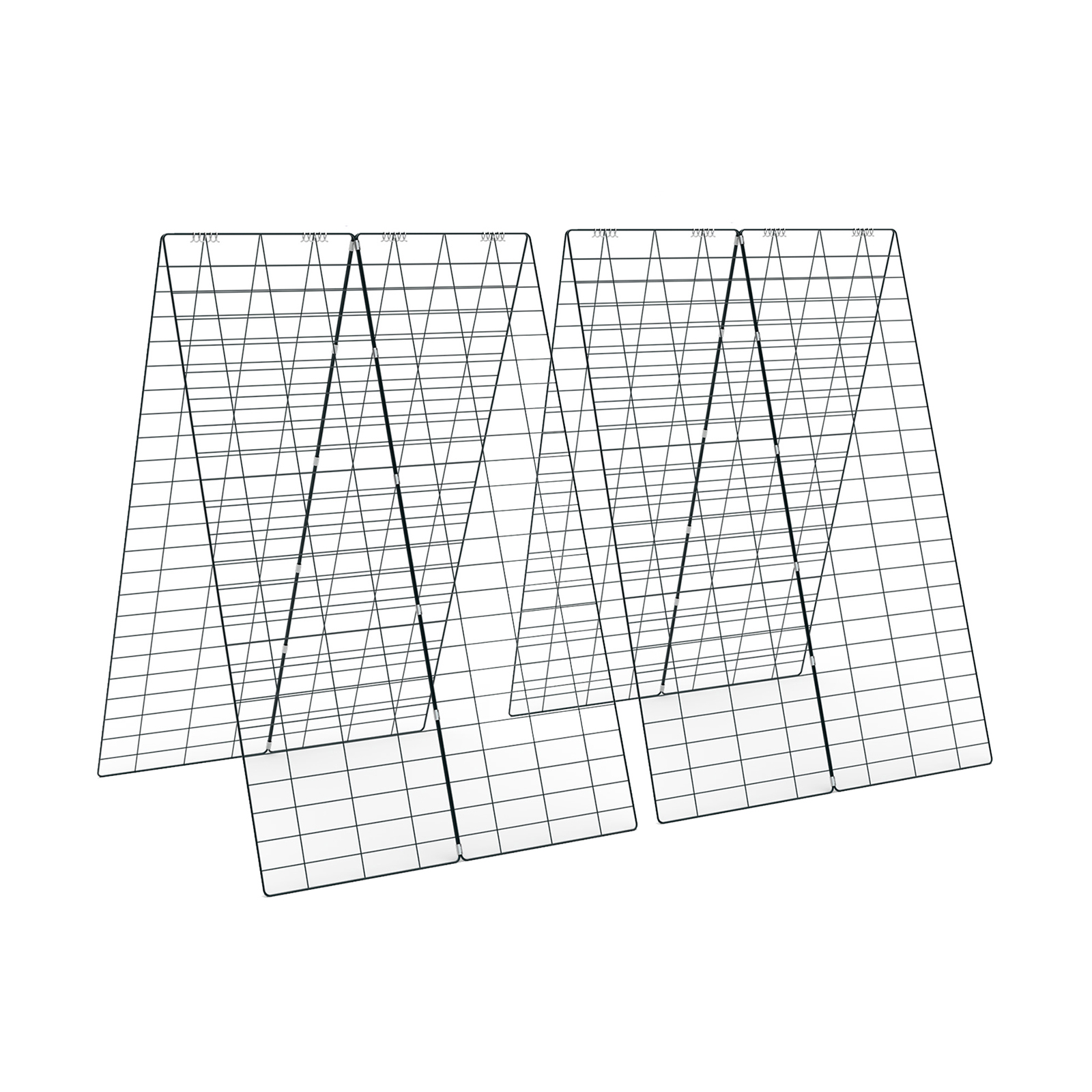 2-Pack Garden Cucumber Trellis with Accessories-Green - Savings Store