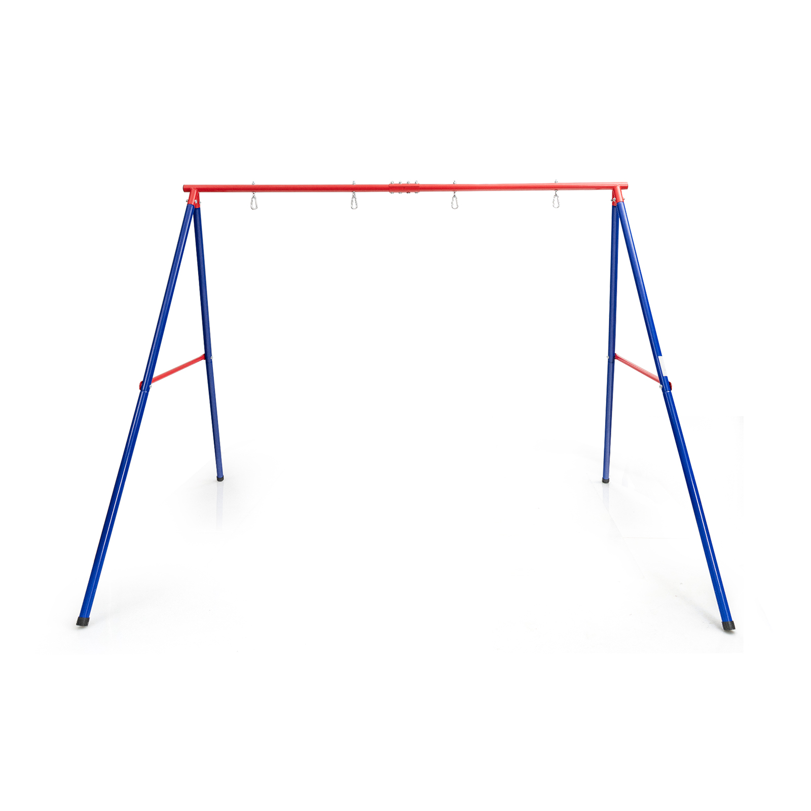Large Metal Swing Stand with Heavy Duty A-Frame-Red - Savings Store