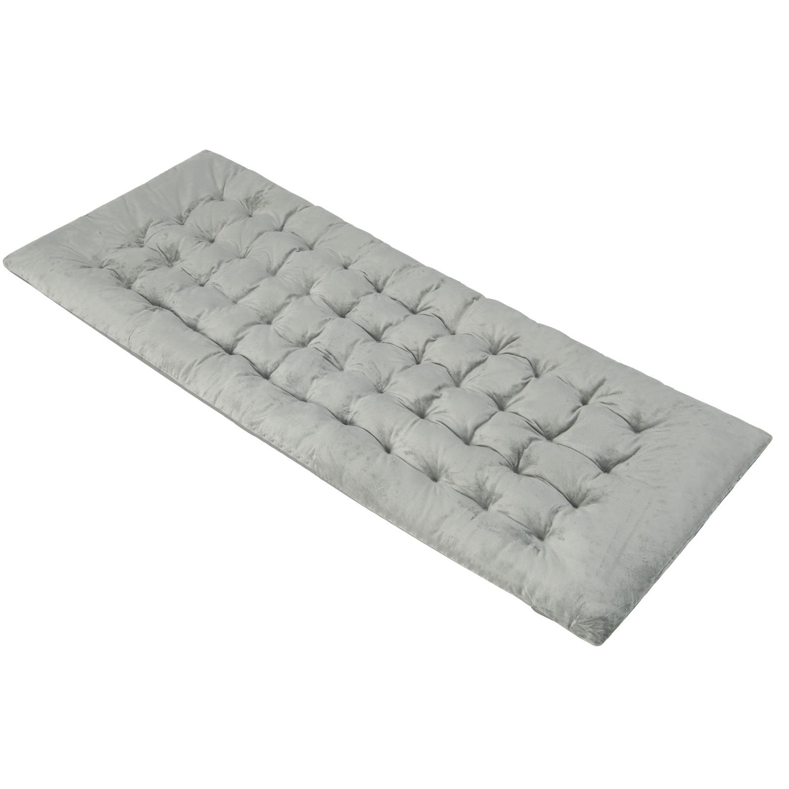 Cot Pad - Outdoor Camping Cot Pads Crystal Velvet Sleeping Pads Mattress-Grey - Savings Store