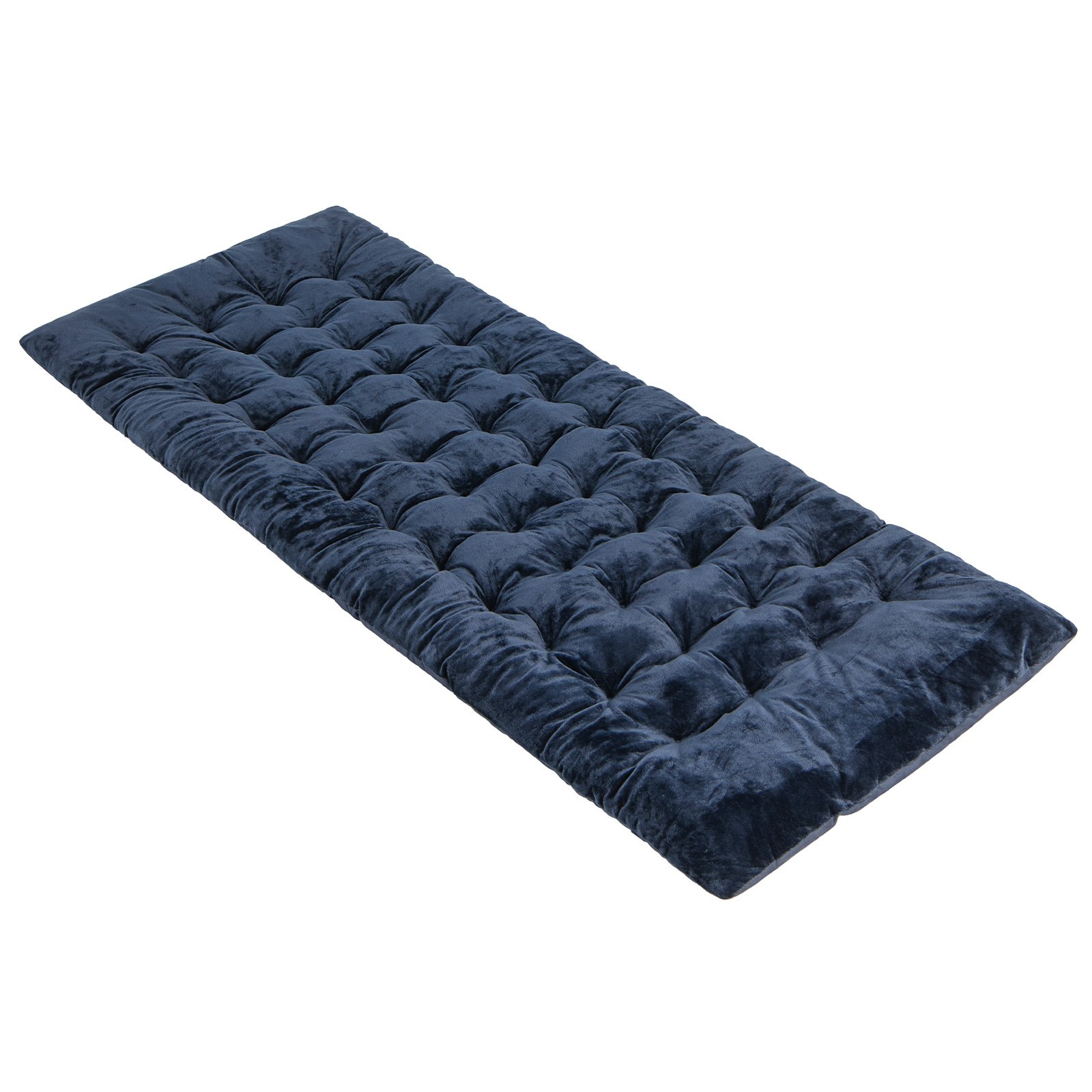 Cot Pad - Outdoor Camping Cot Pads Crystal Velvet Sleeping Pads Mattress-Blue - Savings Store