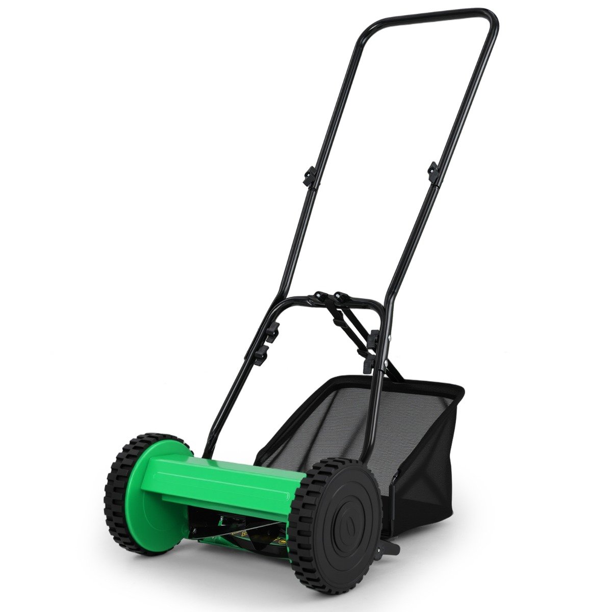 CAIV Manual Grass Sweeper with 30cm Cutting Width-Green - Savings Store