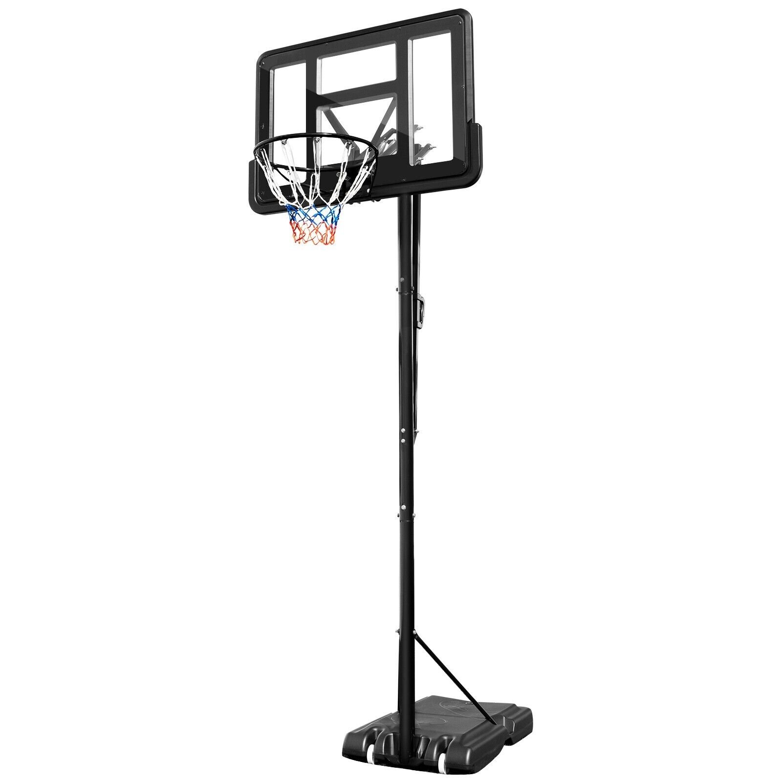 2.45M-3.05M Height Adjustable Basketball Stand for Kids and Adult - Savings Store
