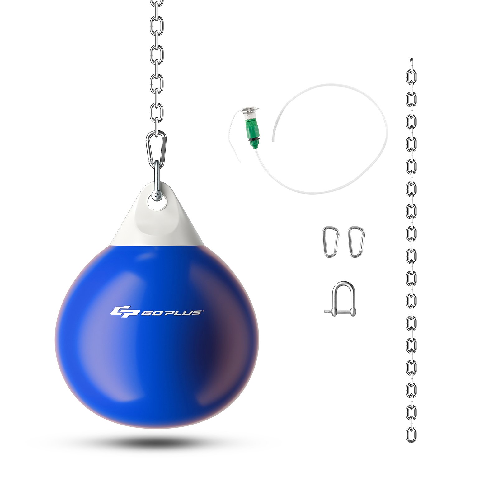 NORCRESTOR Water Punching Bag with Water Injector and Hanging Accessories-Blue - Savings Store