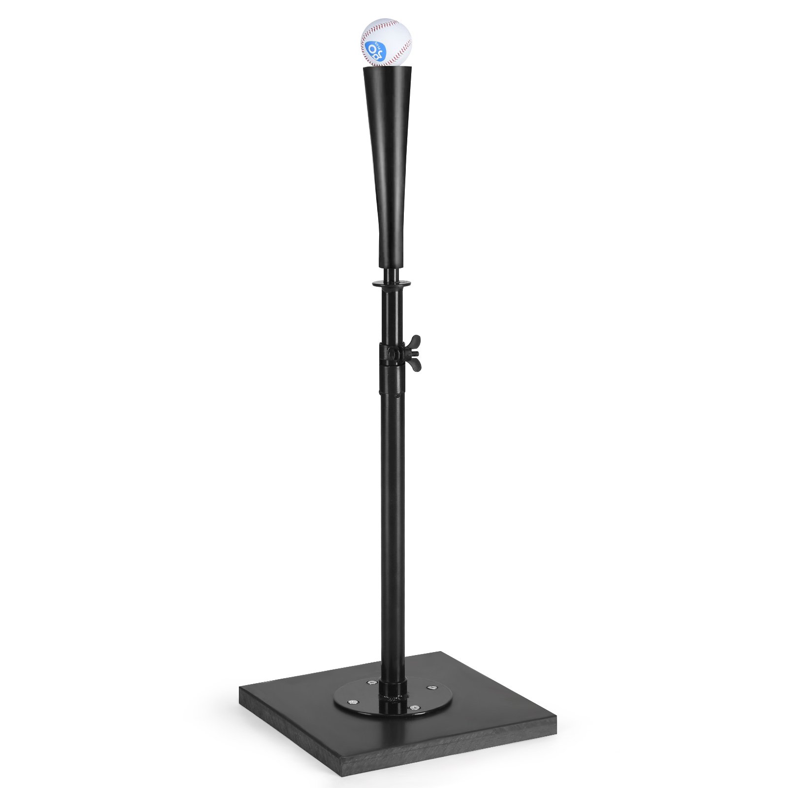 63-91CM Baseball Batting Tee with Stable Base and Rubber Topper - Savings Store
